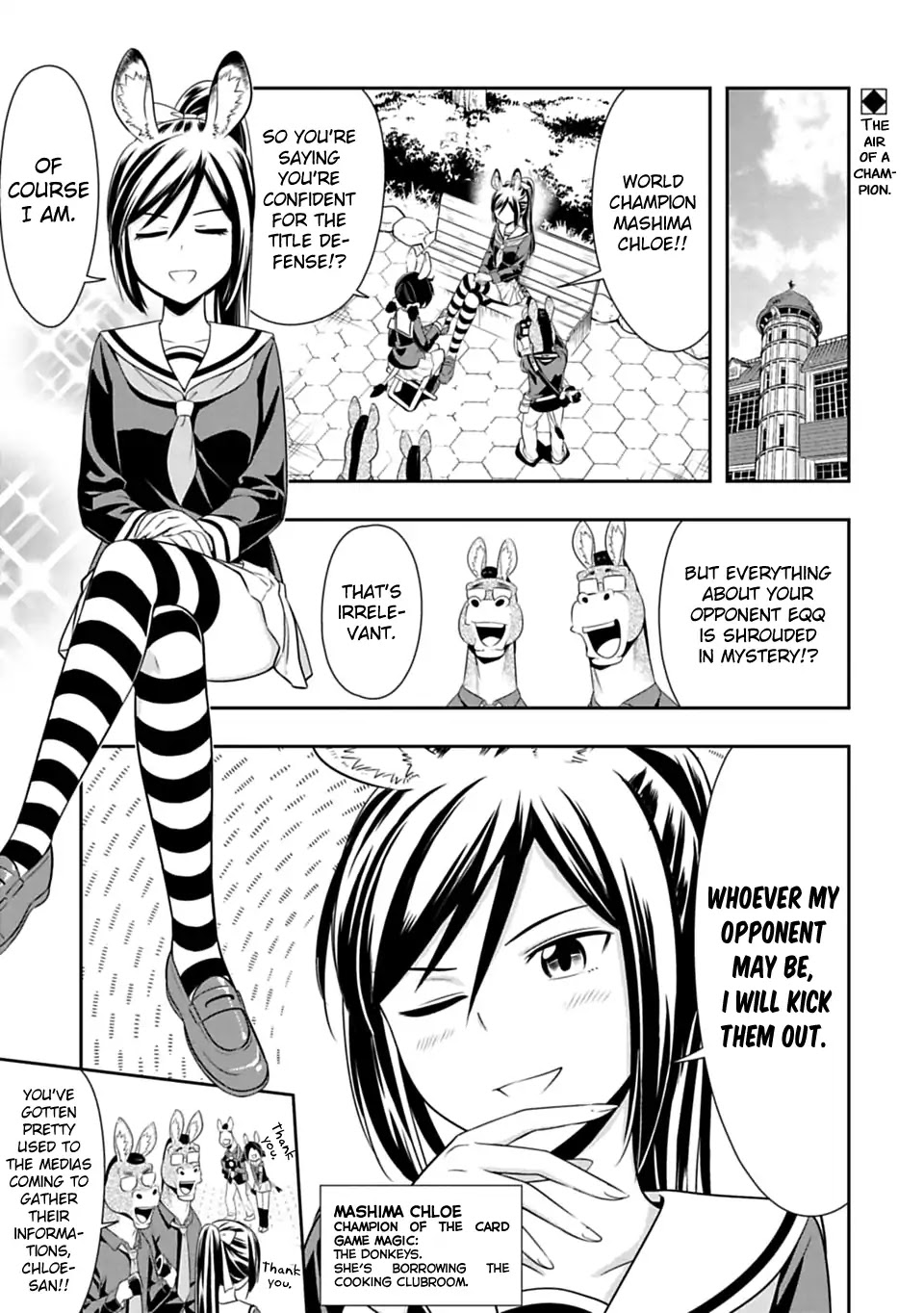 Murenase! Shiiton Gakuen Chapter 42 page 1 - Chapter 42: The Love of the Champion Chloe