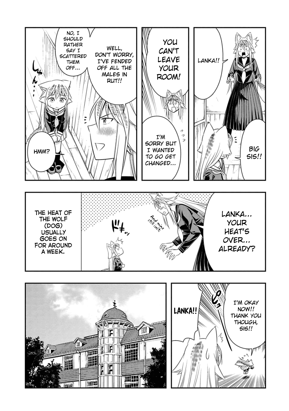 Murenase! Shiiton Gakuen Chapter 45 page 6 - Chapter 45: The wolf mating period (2)