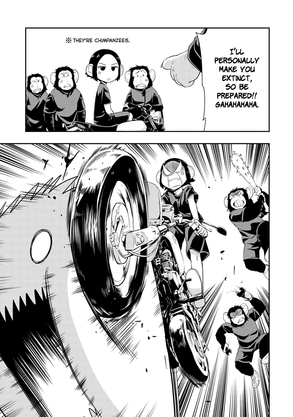 Murenase! Shiiton Gakuen Chapter 48 page 17 - Chapter 48: The strongest Assassin!
