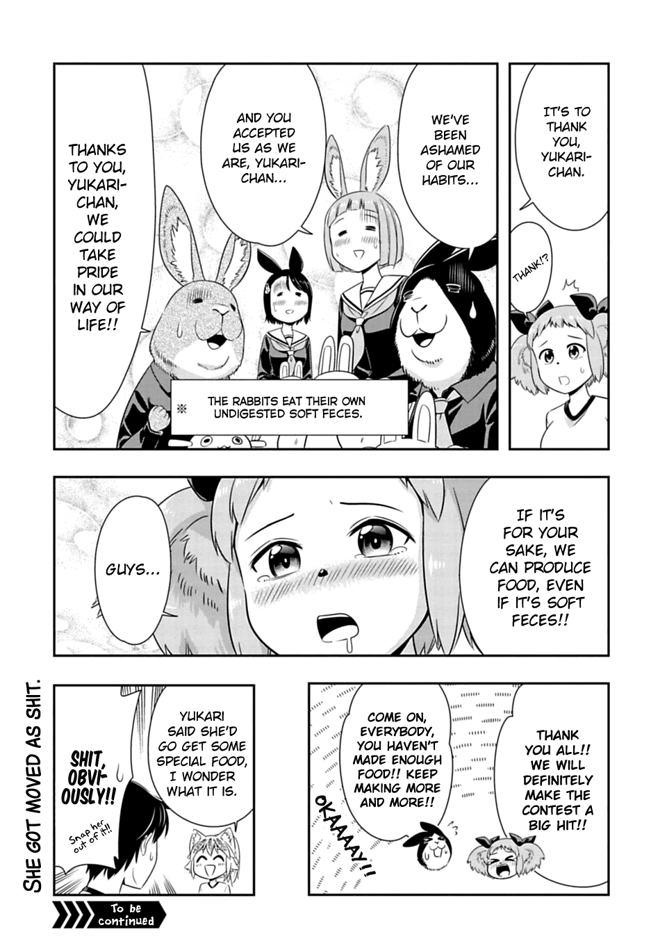 Murenase! Shiiton Gakuen Chapter 49.5 page 2 - Chapter 49.5: The rabbits repay a favor.