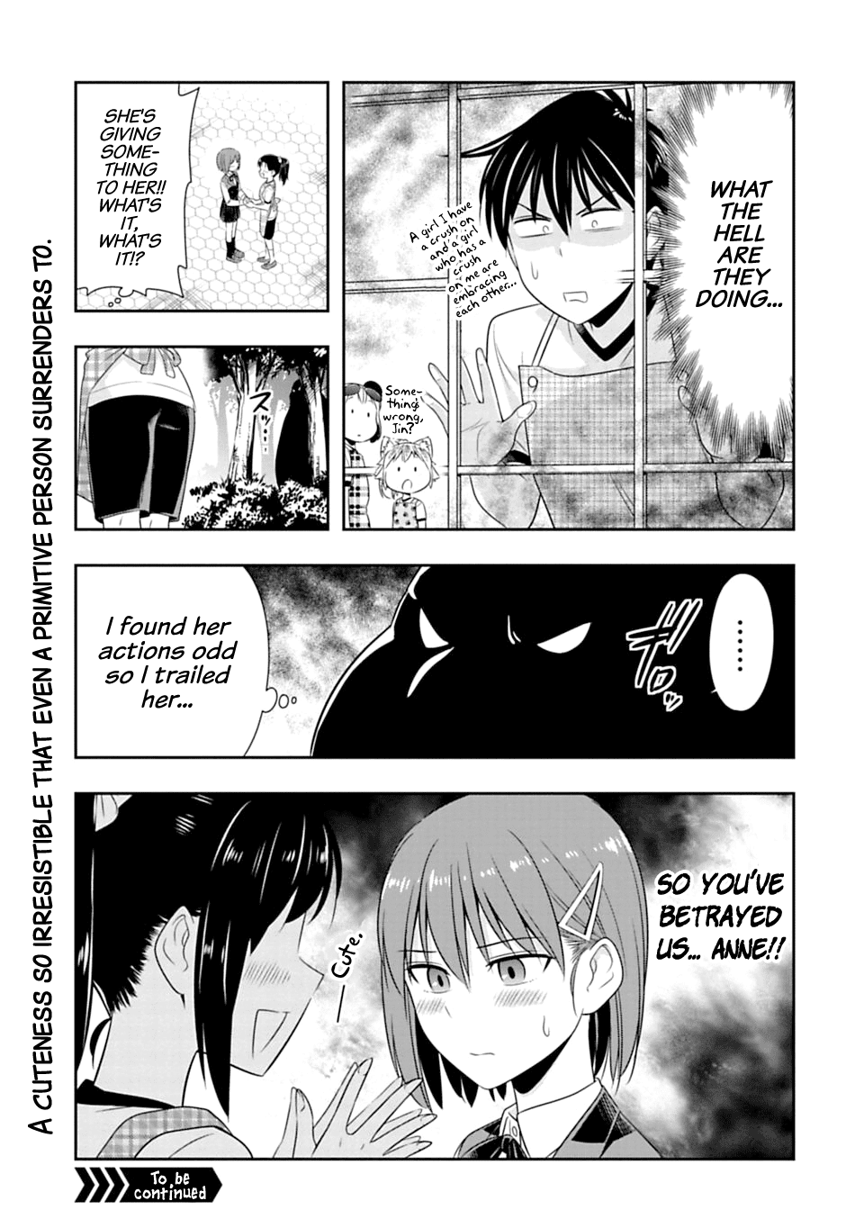 Murenase! Shiiton Gakuen Chapter 49 page 15 - Chapter 49: A method of making friends that even a Neanderthal can use.