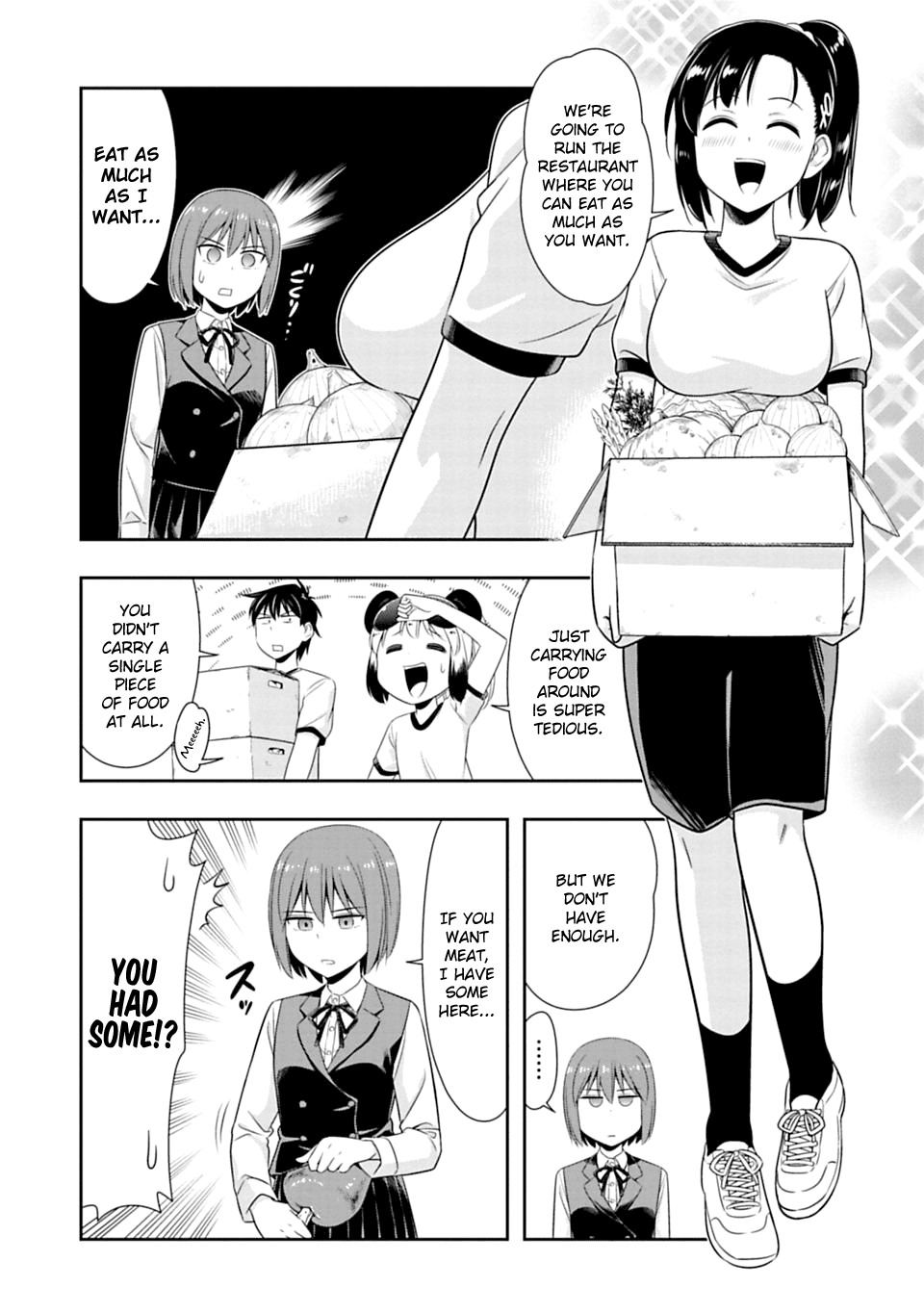 Murenase! Shiiton Gakuen Chapter 49 page 5 - Chapter 49: A method of making friends that even a Neanderthal can use.