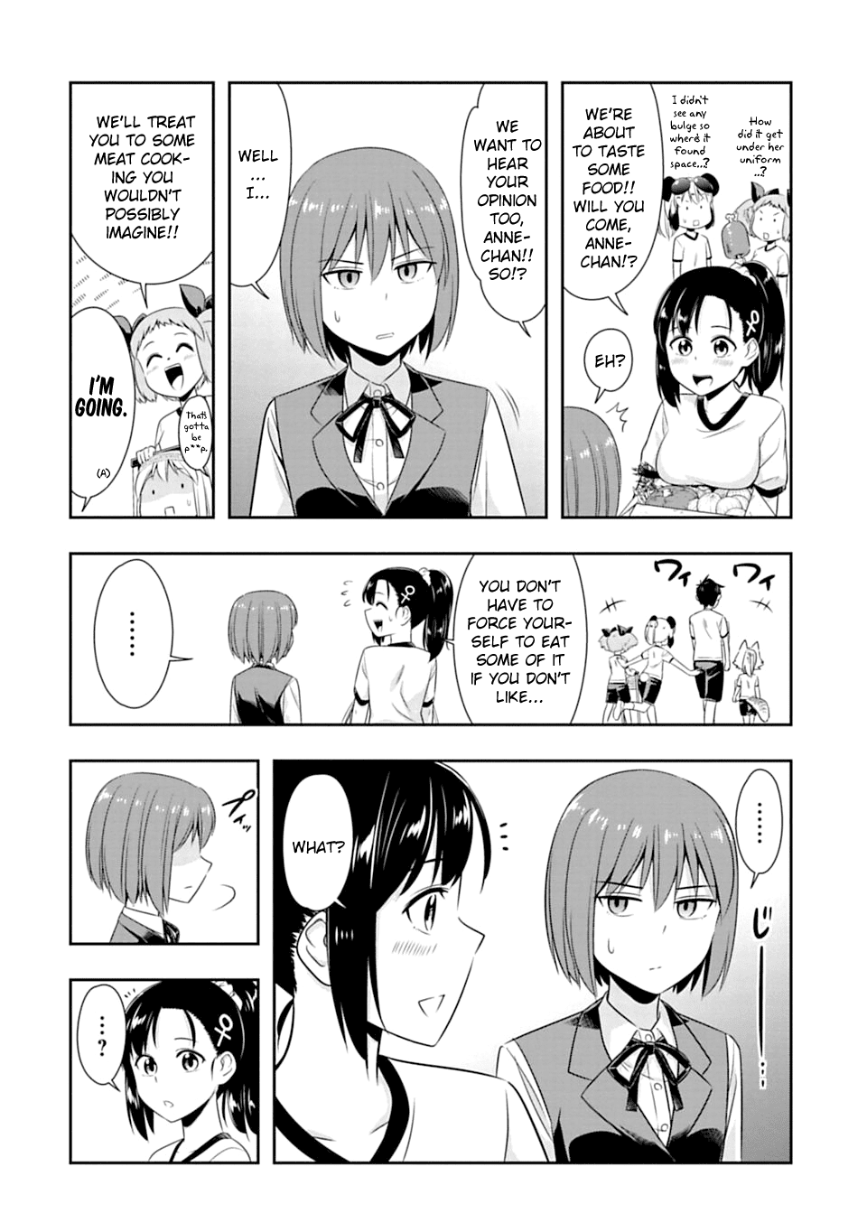 Murenase! Shiiton Gakuen Chapter 49 page 6 - Chapter 49: A method of making friends that even a Neanderthal can use.