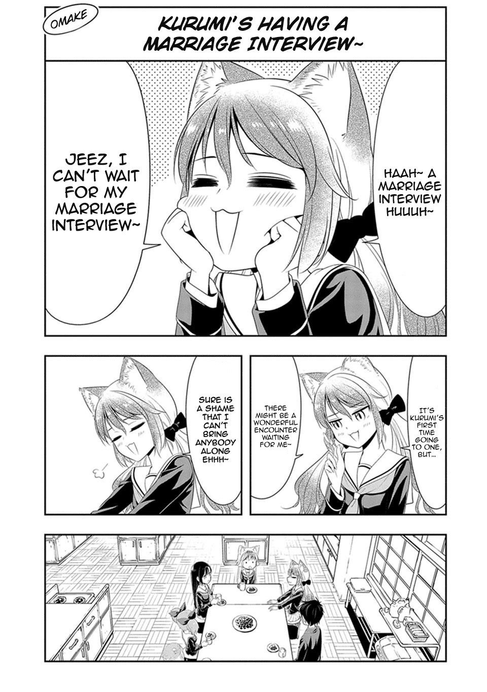 Murenase! Shiiton Gakuen Chapter 5.5 page 1 - Chapter 5.5: Kurumi's Having a Marriage Interview!