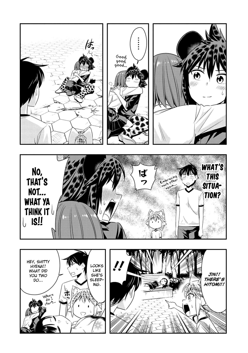 Murenase! Shiiton Gakuen Chapter 55 page 18 - Chapter 55: Even the primitive man can be moved to tears.