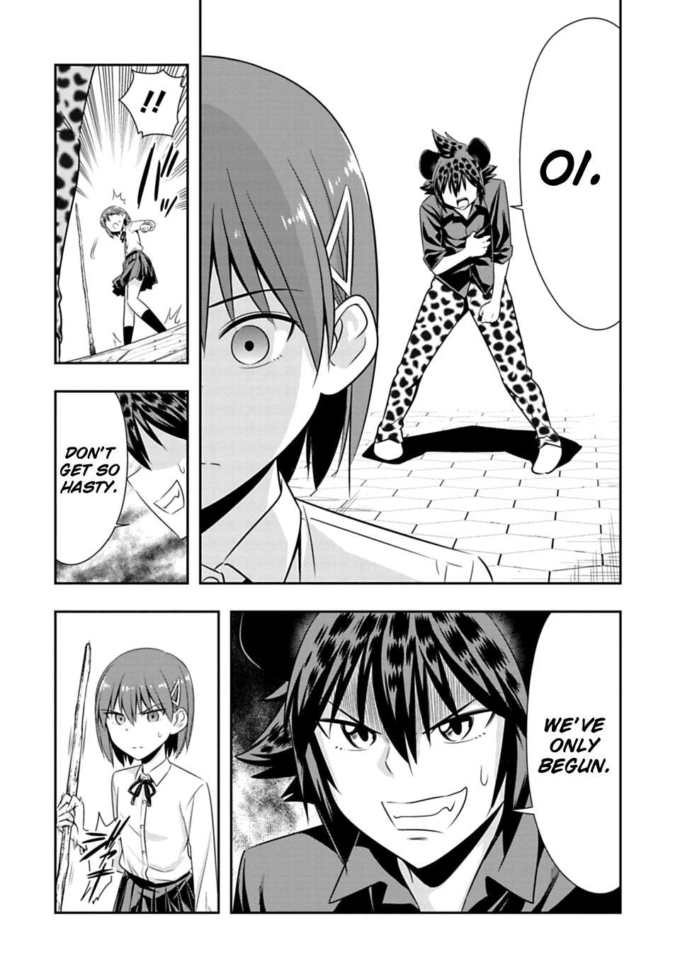 Murenase! Shiiton Gakuen Chapter 55 page 2 - Chapter 55: Even the primitive man can be moved to tears.