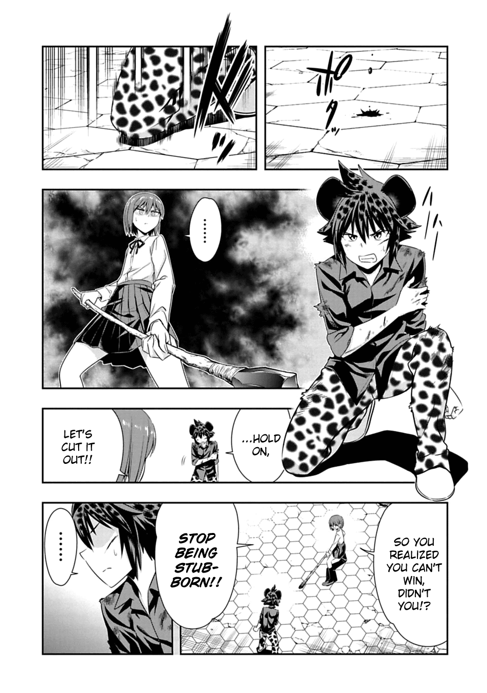 Murenase! Shiiton Gakuen Chapter 55 page 9 - Chapter 55: Even the primitive man can be moved to tears.