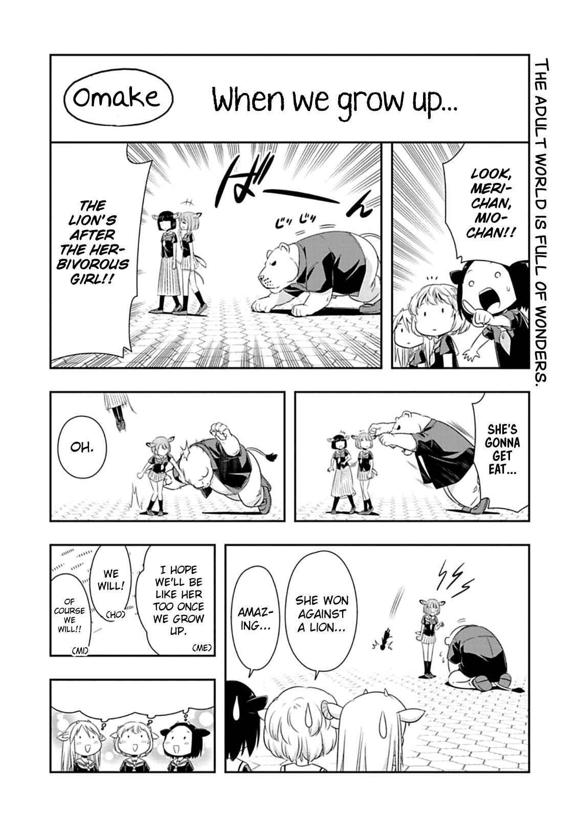 Murenase! Shiiton Gakuen Chapter 58.5 page 1 - Chapter 58.5: When we grow up...