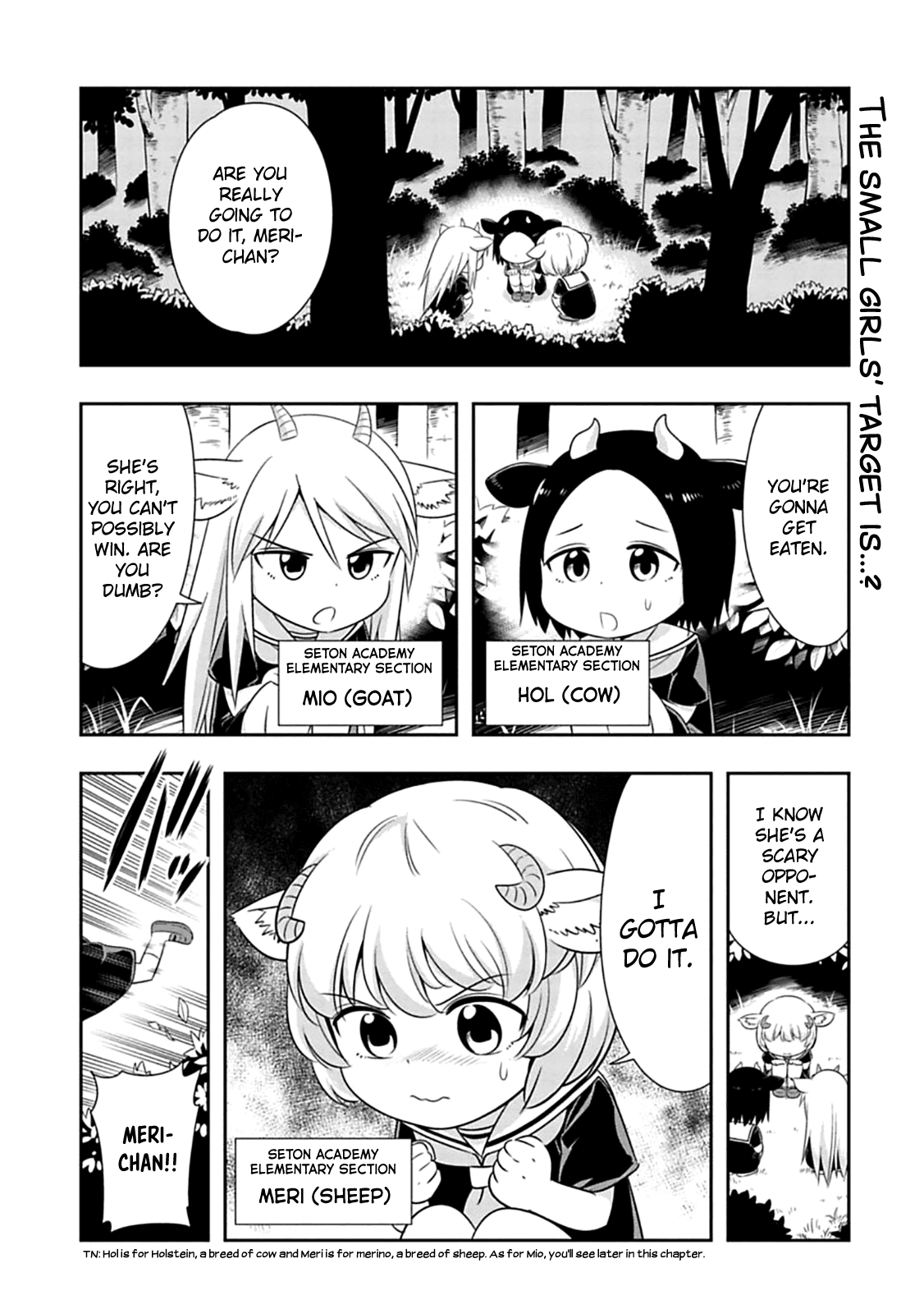 Murenase! Shiiton Gakuen Chapter 58 page 1 - Chapter 58: Little horns!
