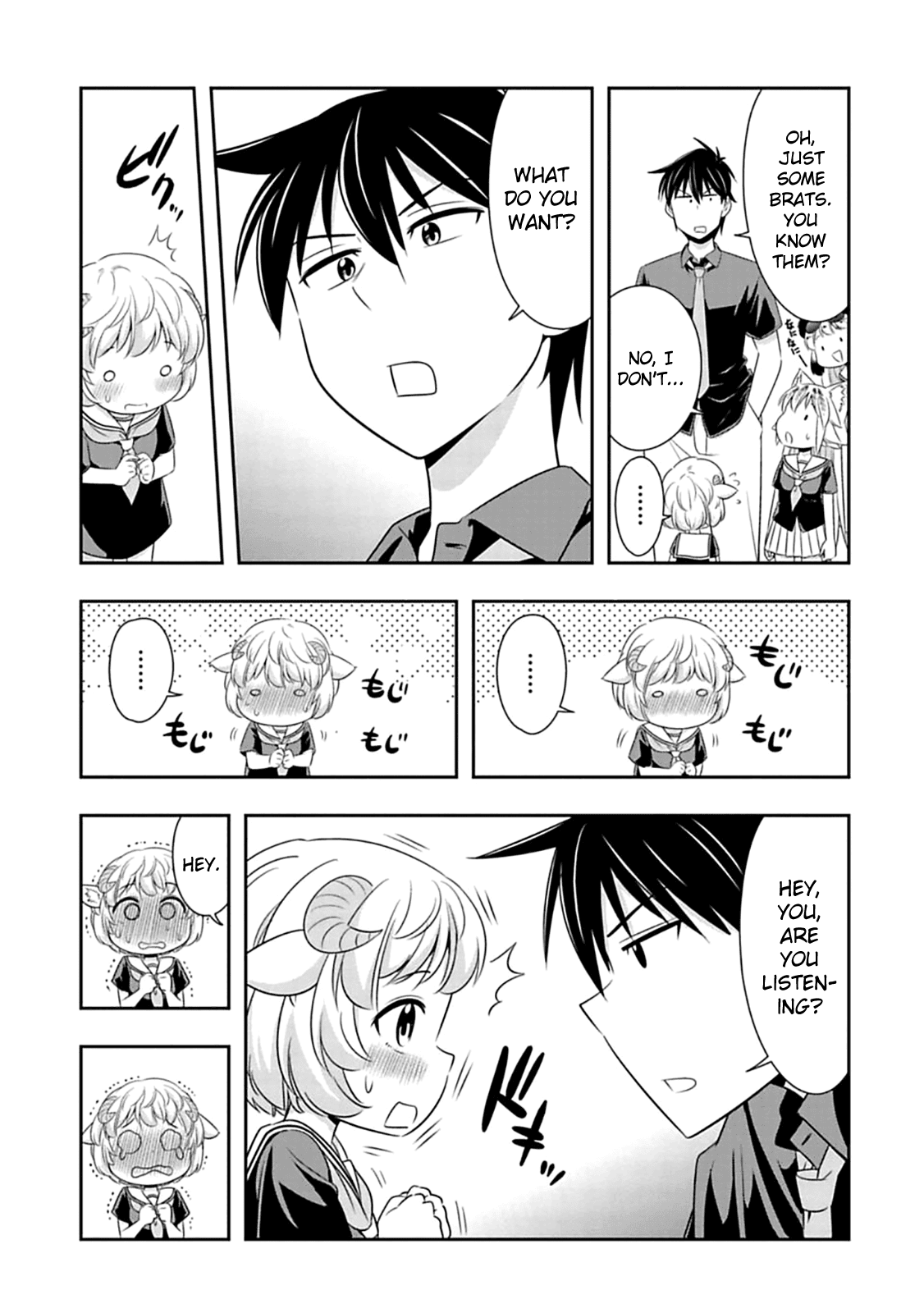 Murenase! Shiiton Gakuen Chapter 58 page 15 - Chapter 58: Little horns!