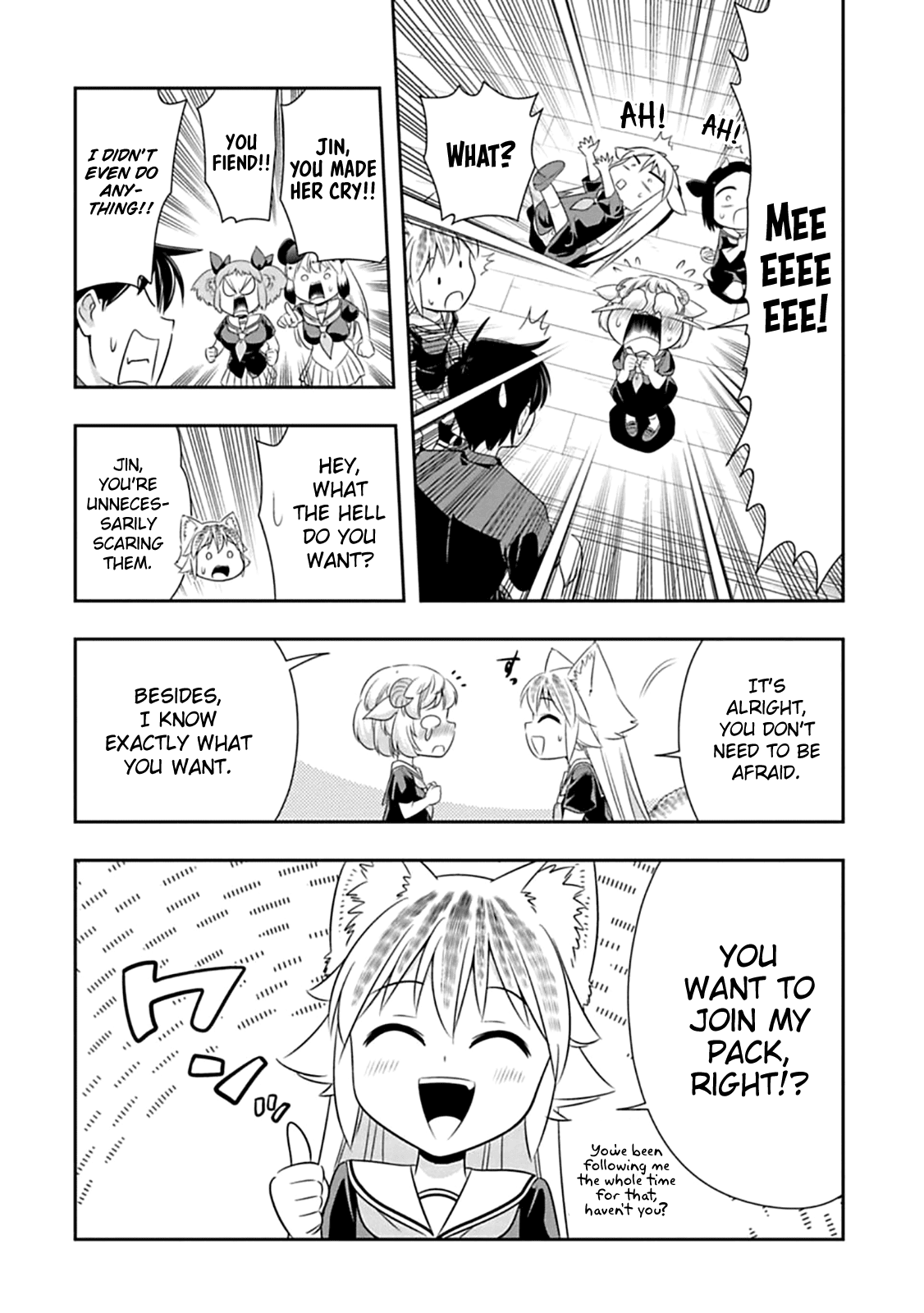 Murenase! Shiiton Gakuen Chapter 58 page 16 - Chapter 58: Little horns!