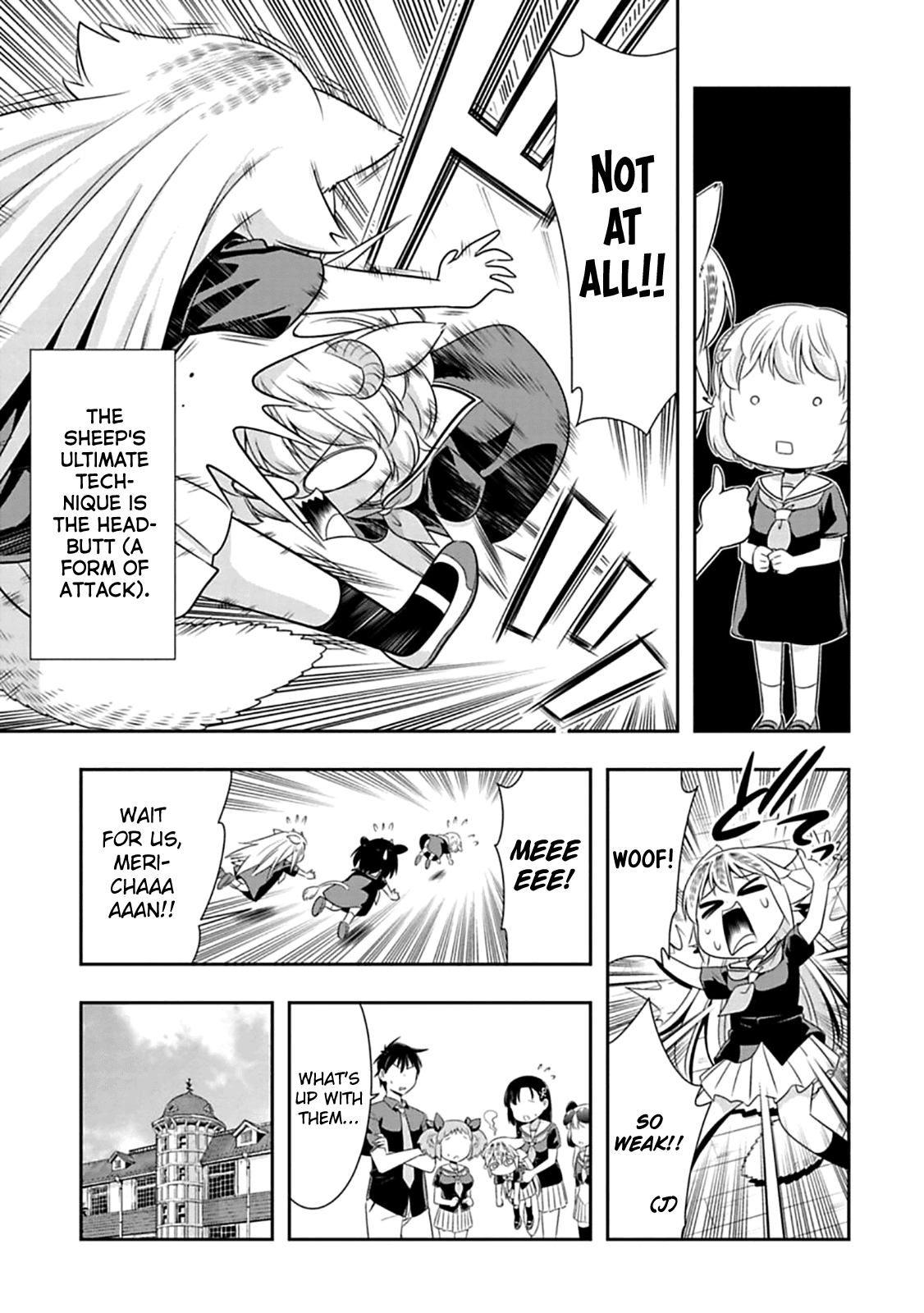Murenase! Shiiton Gakuen Chapter 58 page 17 - Chapter 58: Little horns!