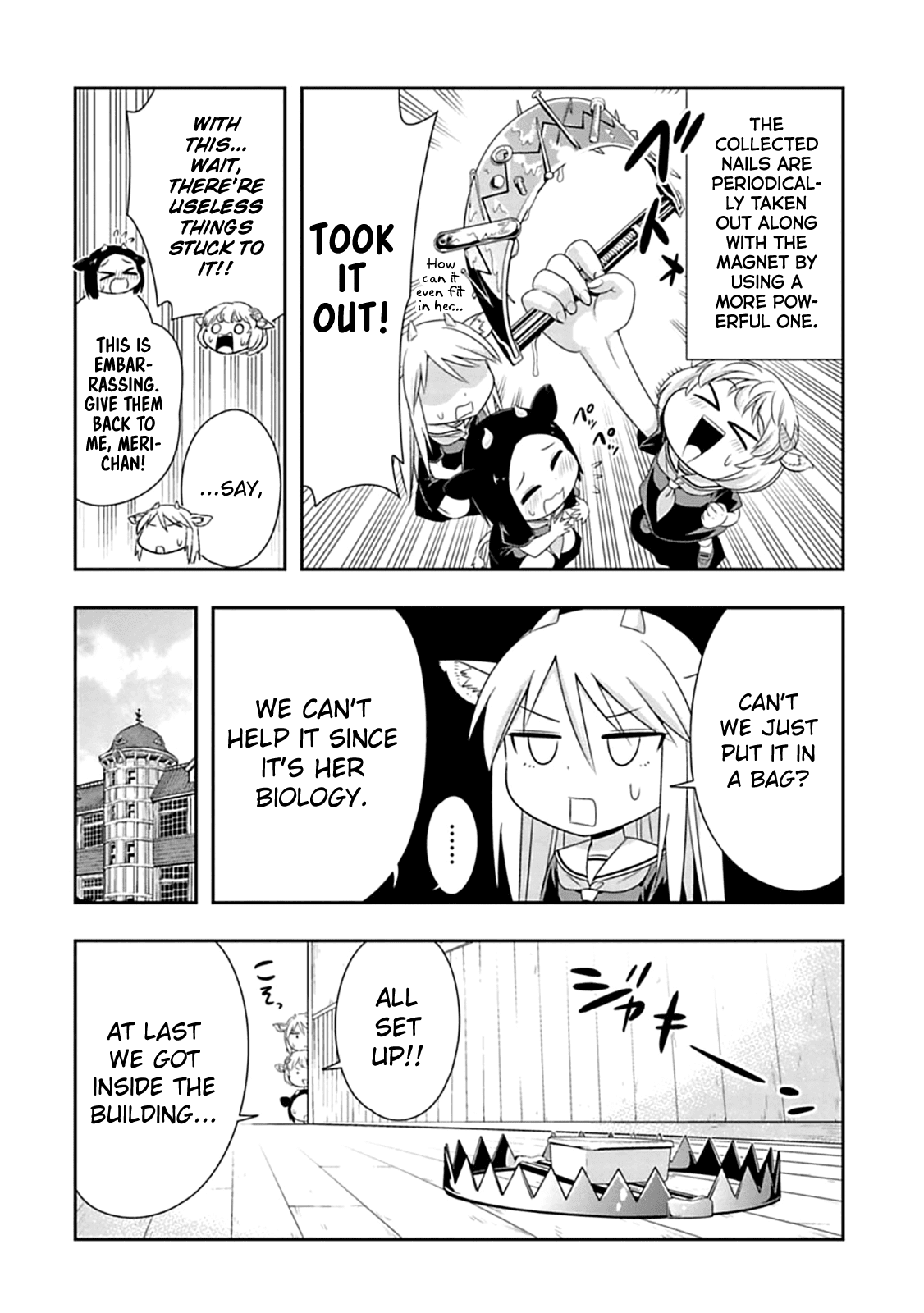 Murenase! Shiiton Gakuen Chapter 58 page 8 - Chapter 58: Little horns!