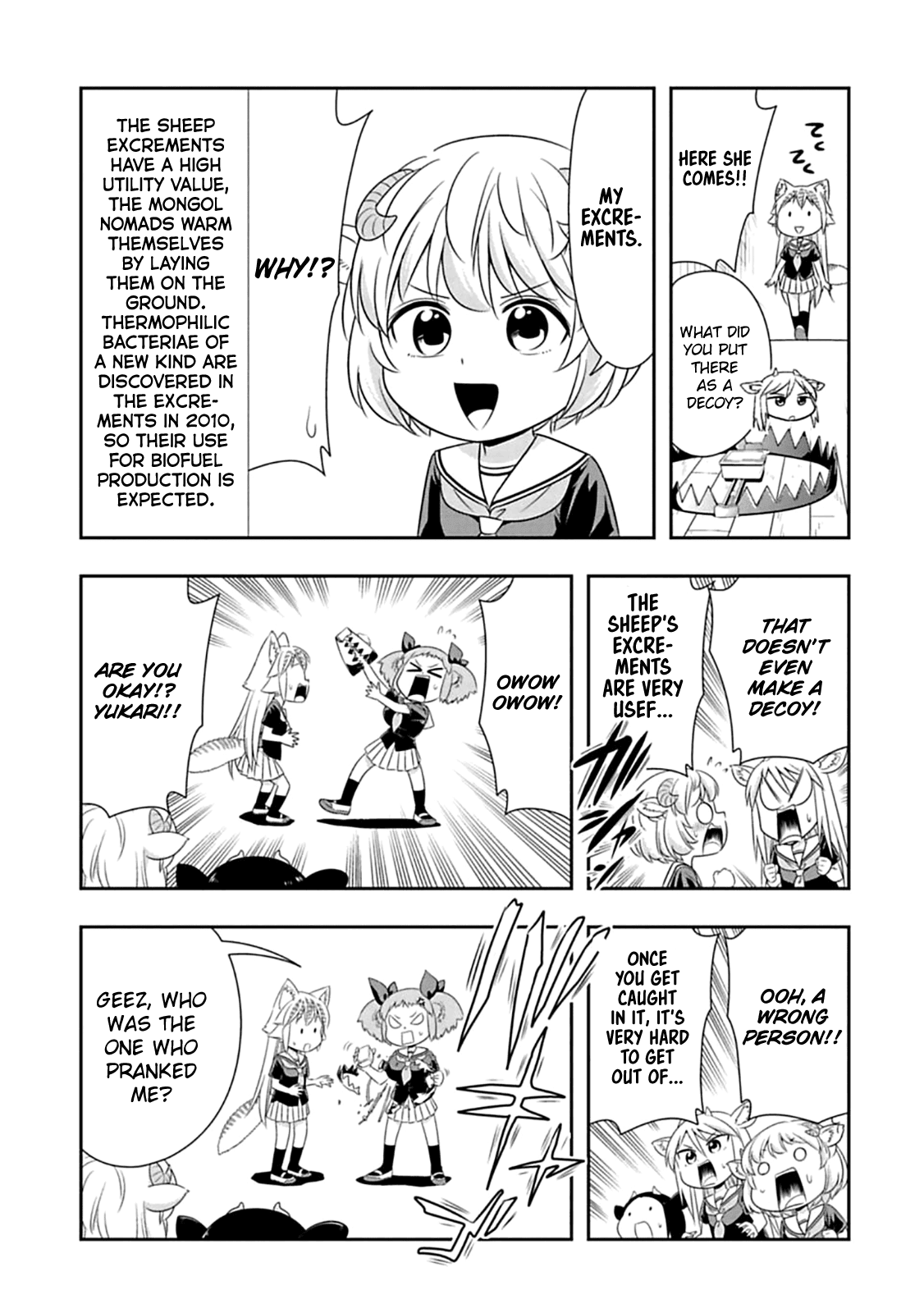 Murenase! Shiiton Gakuen Chapter 58 page 9 - Chapter 58: Little horns!