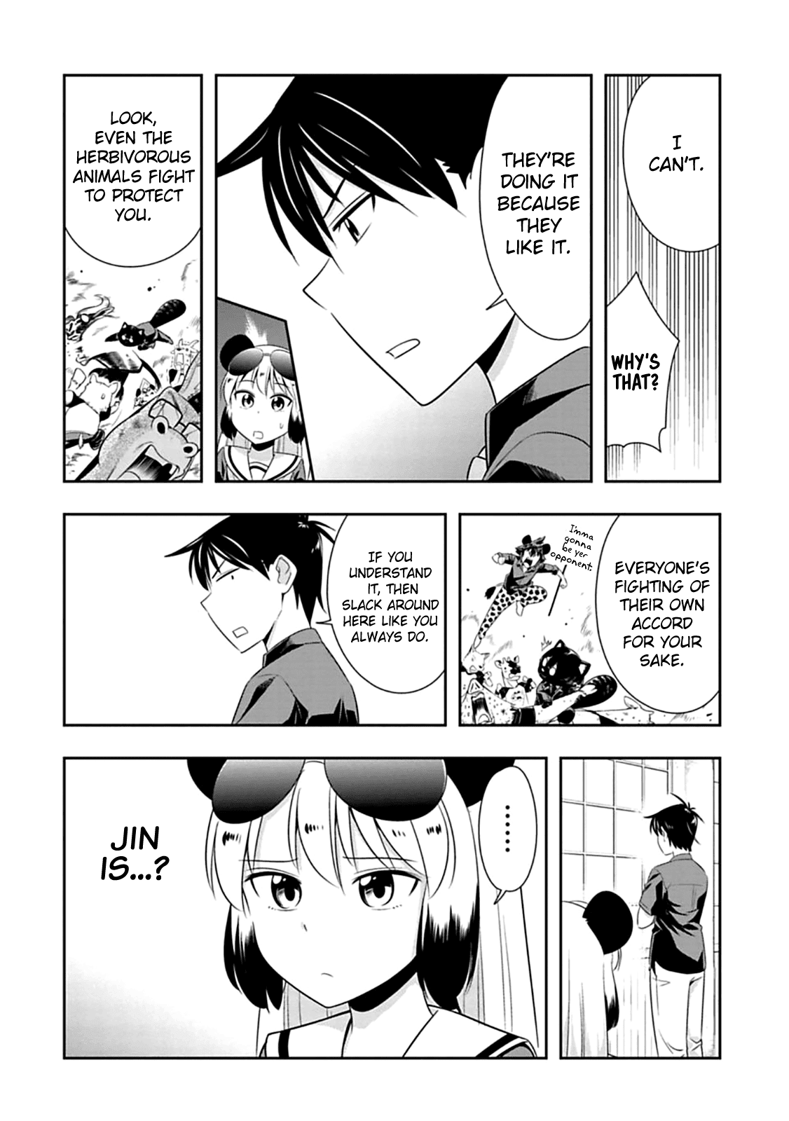 Murenase! Shiiton Gakuen Chapter 59 page 14 - Chapter 59: The panda's marriage interview