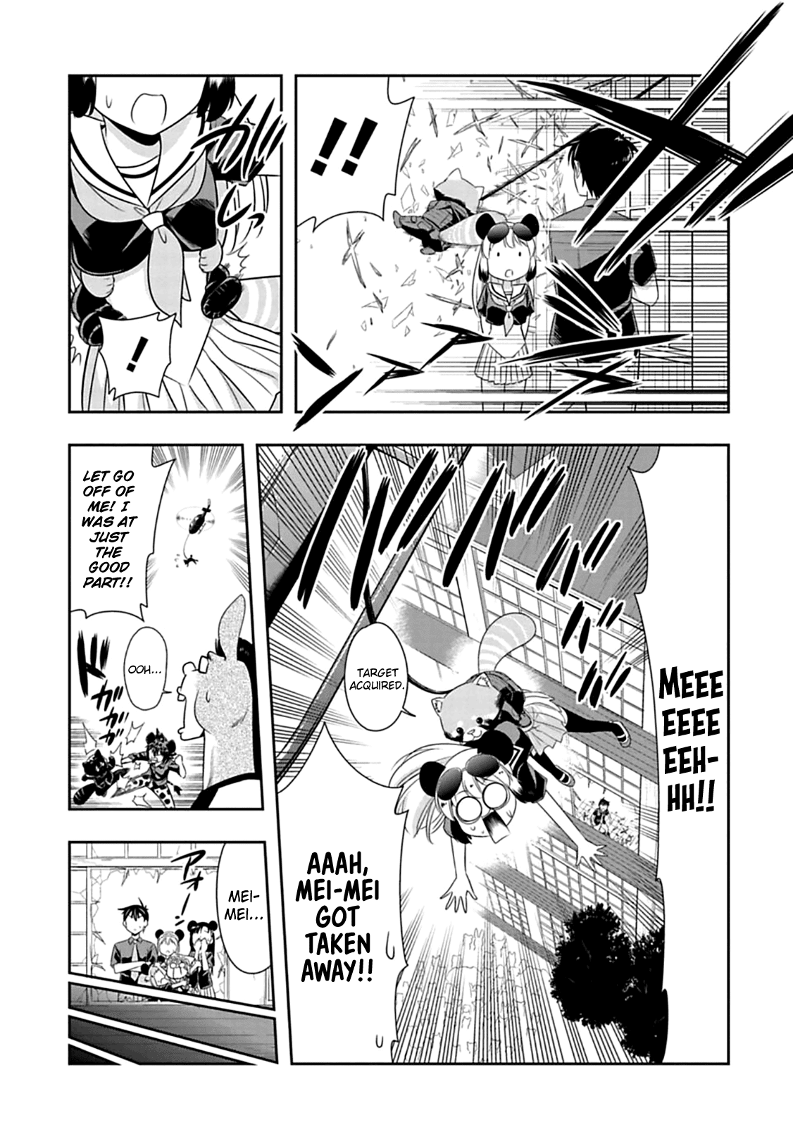 Murenase! Shiiton Gakuen Chapter 59 page 17 - Chapter 59: The panda's marriage interview