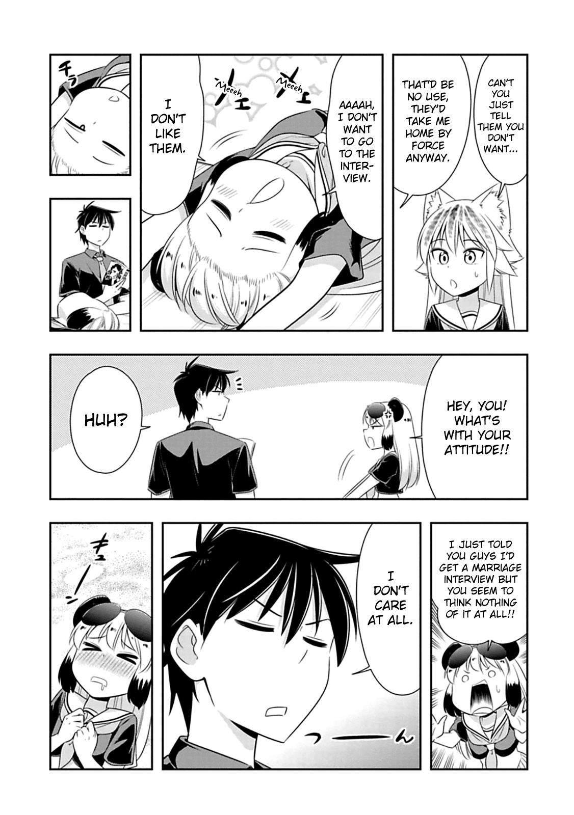 Murenase! Shiiton Gakuen Chapter 59 page 3 - Chapter 59: The panda's marriage interview