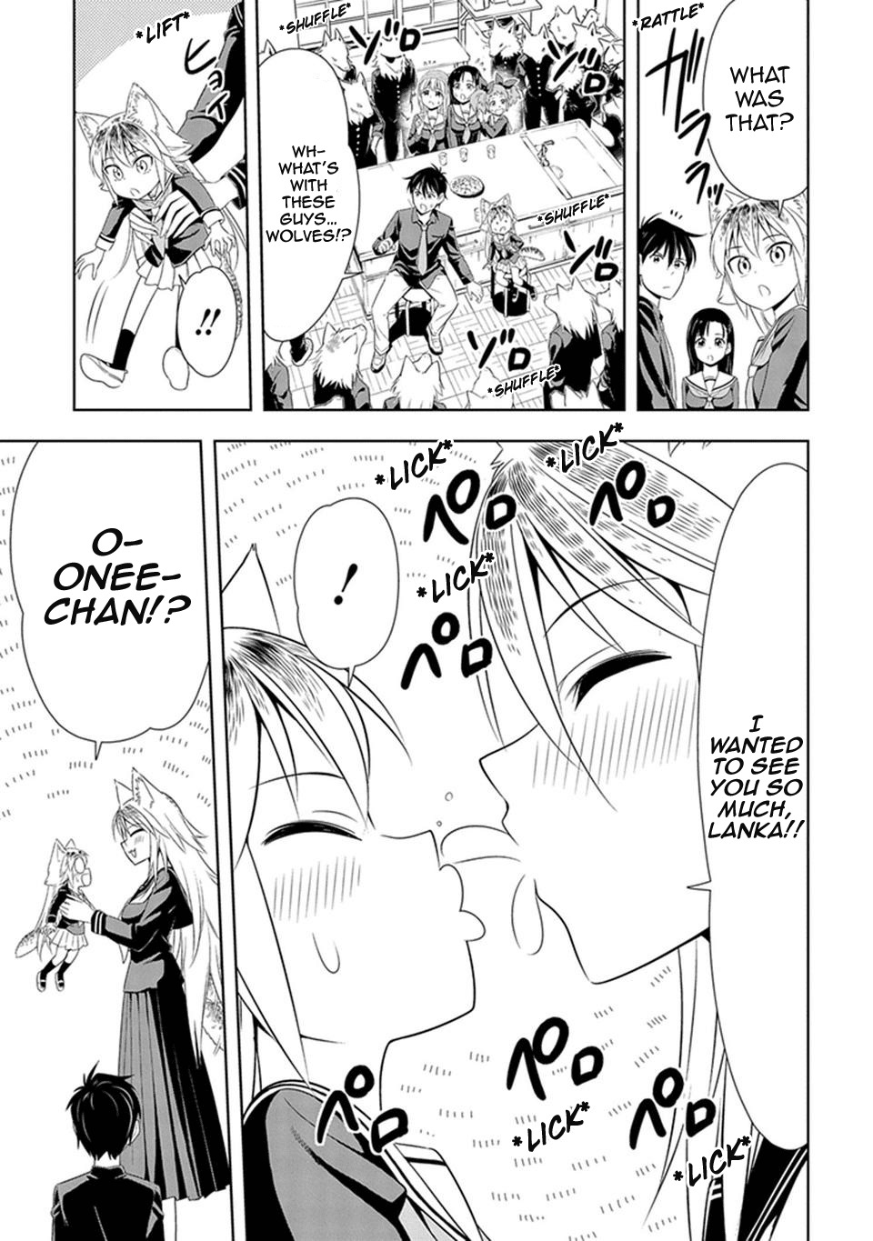 Murenase! Shiiton Gakuen Chapter 6 page 7 - Chapter 6: The Strongest Big Sister in the World, Ferryl!