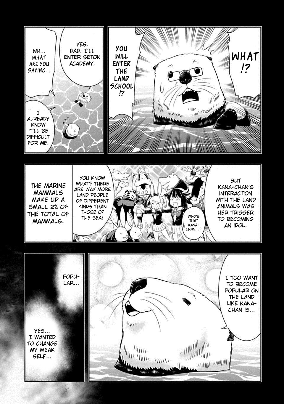 Murenase! Shiiton Gakuen Chapter 61 page 15 - Chapter 61: The Sea Otter That Came on The Land