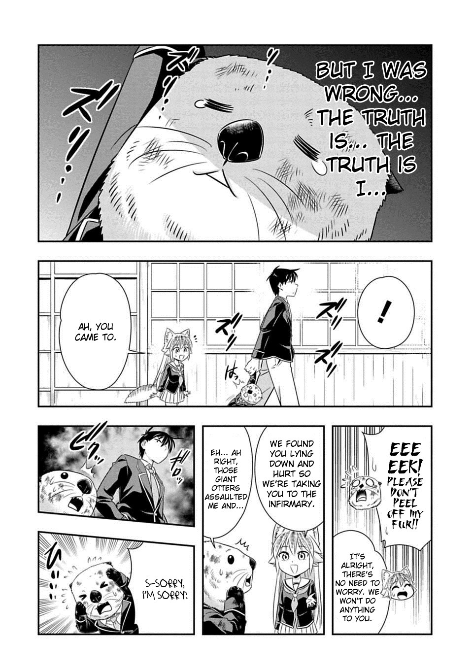 Murenase! Shiiton Gakuen Chapter 61 page 16 - Chapter 61: The Sea Otter That Came on The Land