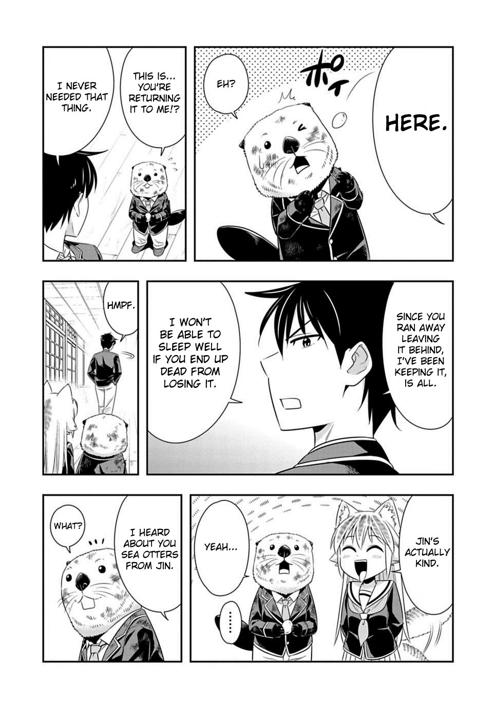 Murenase! Shiiton Gakuen Chapter 61 page 17 - Chapter 61: The Sea Otter That Came on The Land