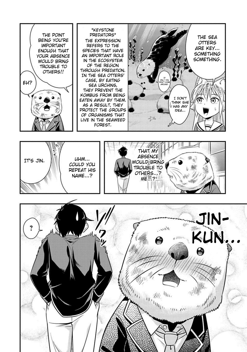 Murenase! Shiiton Gakuen Chapter 61 page 18 - Chapter 61: The Sea Otter That Came on The Land