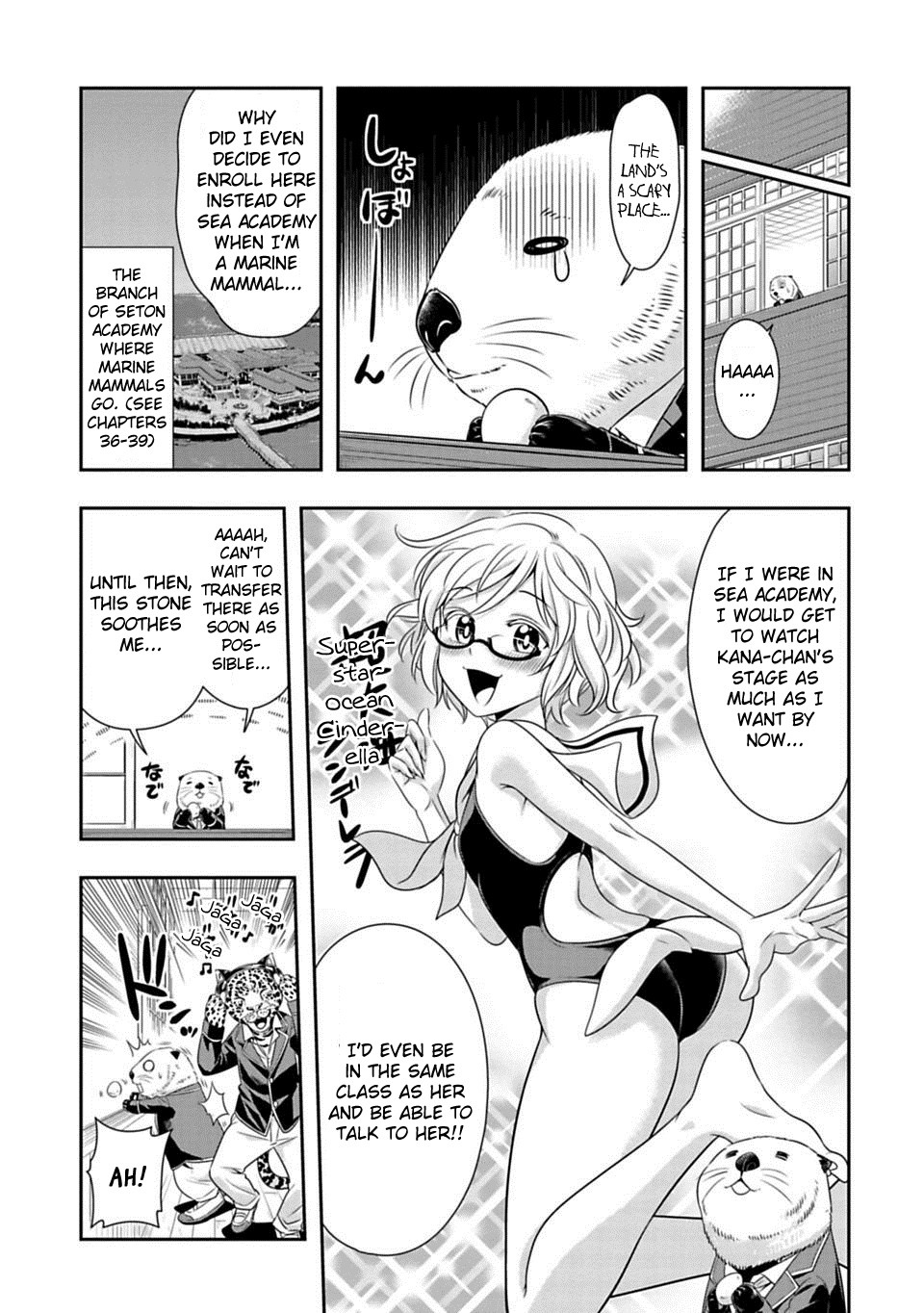 Murenase! Shiiton Gakuen Chapter 61 page 3 - Chapter 61: The Sea Otter That Came on The Land