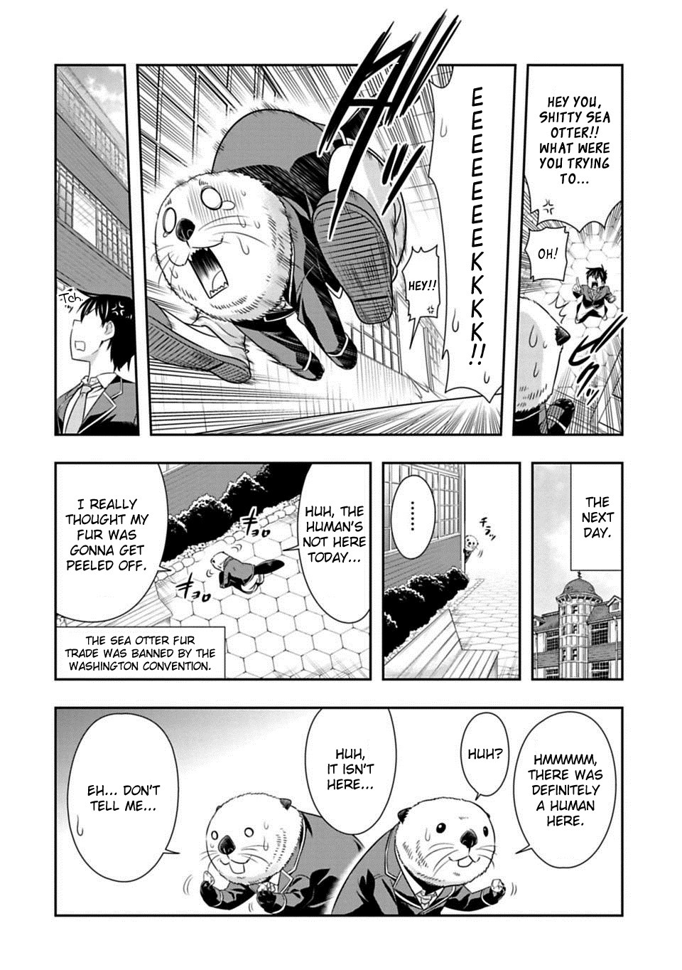 Murenase! Shiiton Gakuen Chapter 61 page 6 - Chapter 61: The Sea Otter That Came on The Land