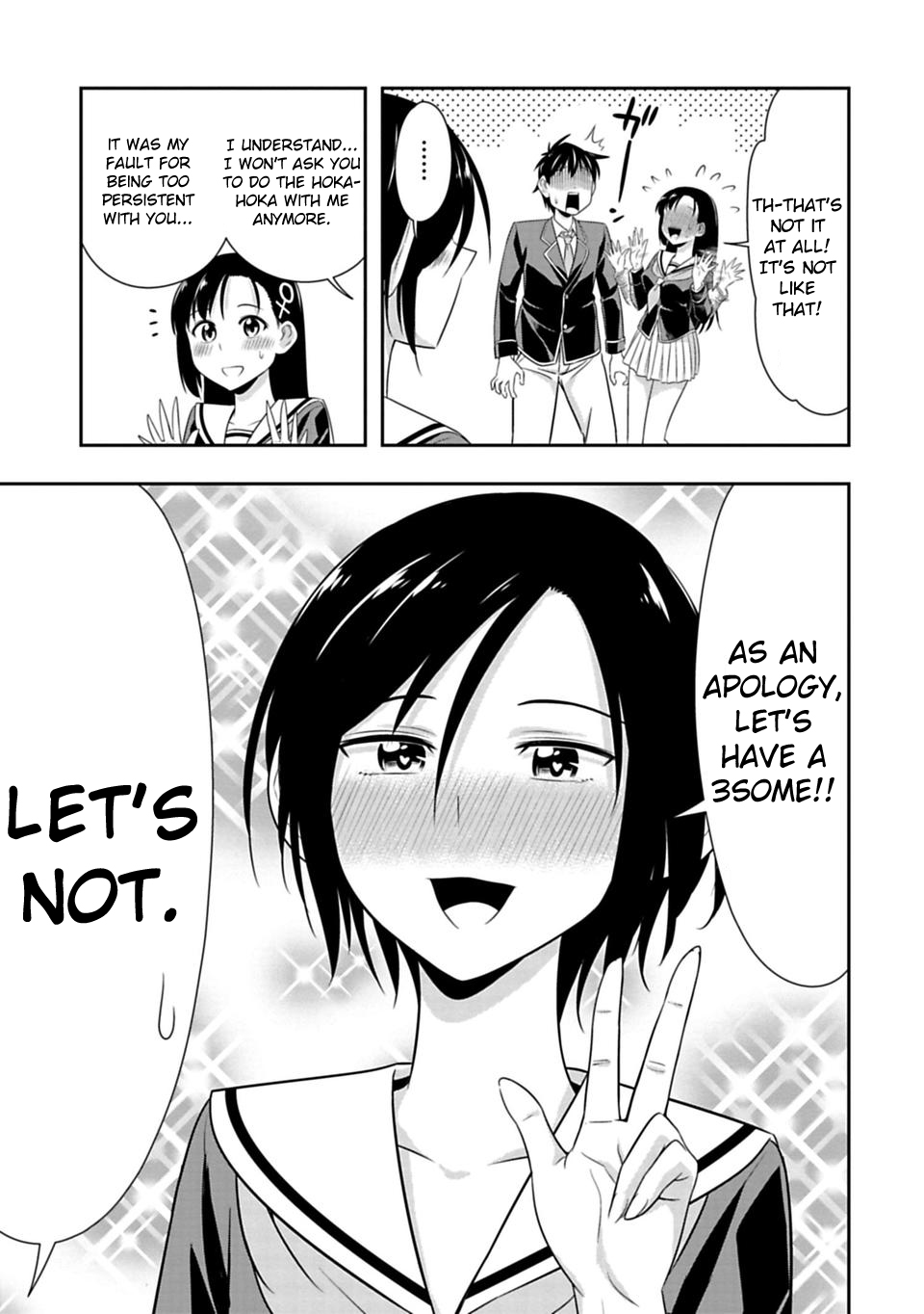 Murenase! Shiiton Gakuen Chapter 62 page 19 - Chapter 62: Let's do the hoka-hoka!