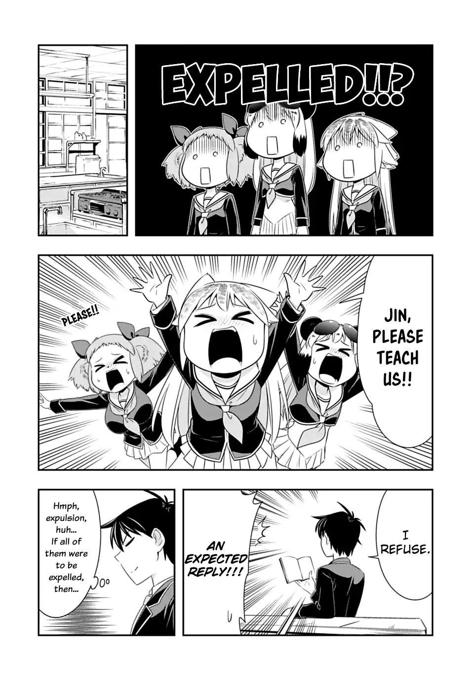 Murenase! Shiiton Gakuen Chapter 64 page 4 - Chapter 64: Everyone's Expelled!?