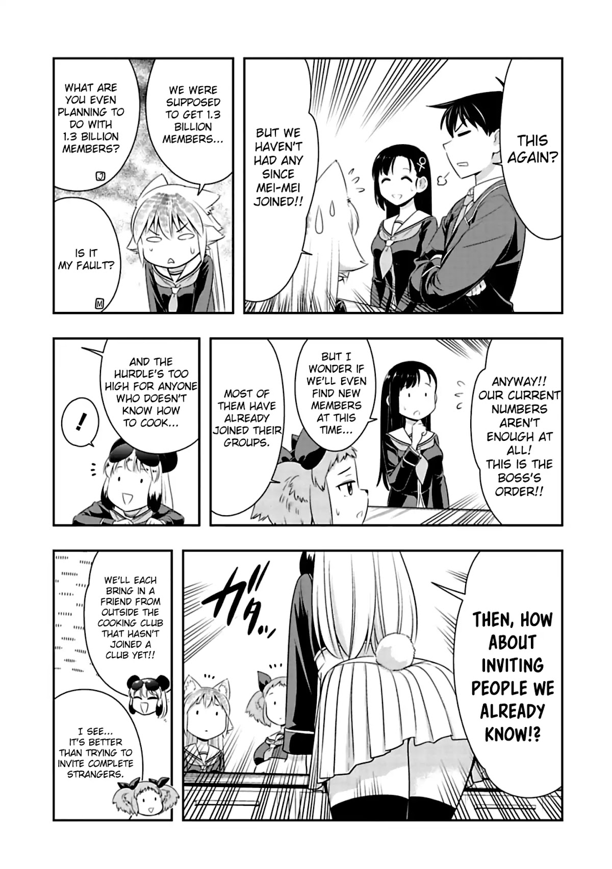 Murenase! Shiiton Gakuen Chapter 66 page 3 - Chapter 66: Grand Plan to Get New Members in!!