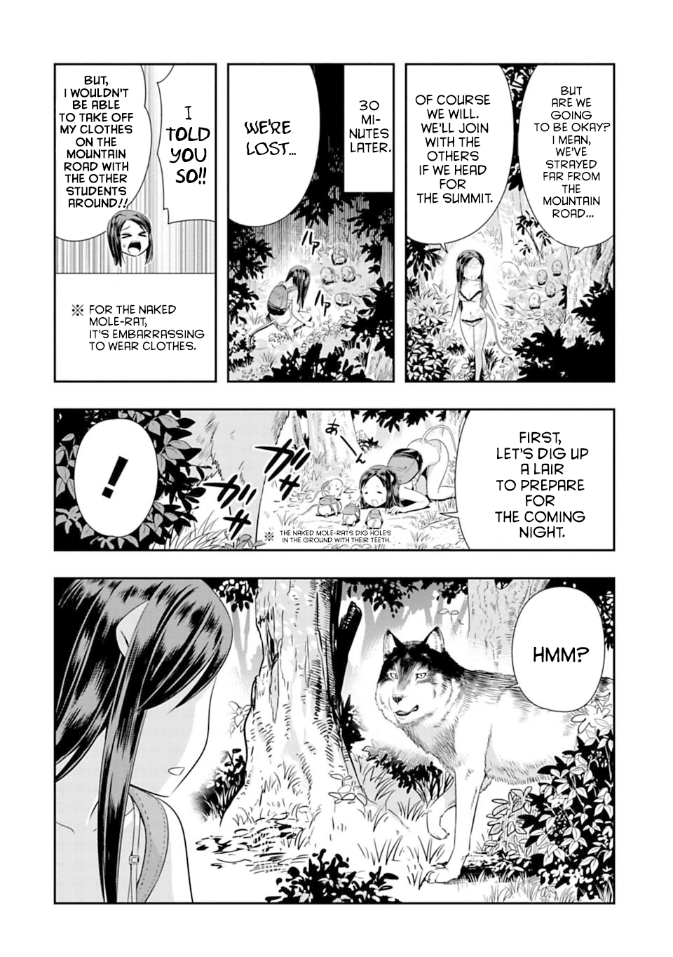 Murenase! Shiiton Gakuen Chapter 67.5 page 2 - Chapter 67.5: The mister of the forest