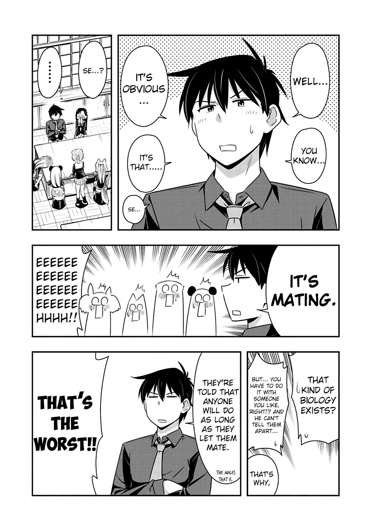 Murenase! Shiiton Gakuen Chapter 74 page 7 - Chapter 74: Boy Mistakes Girl