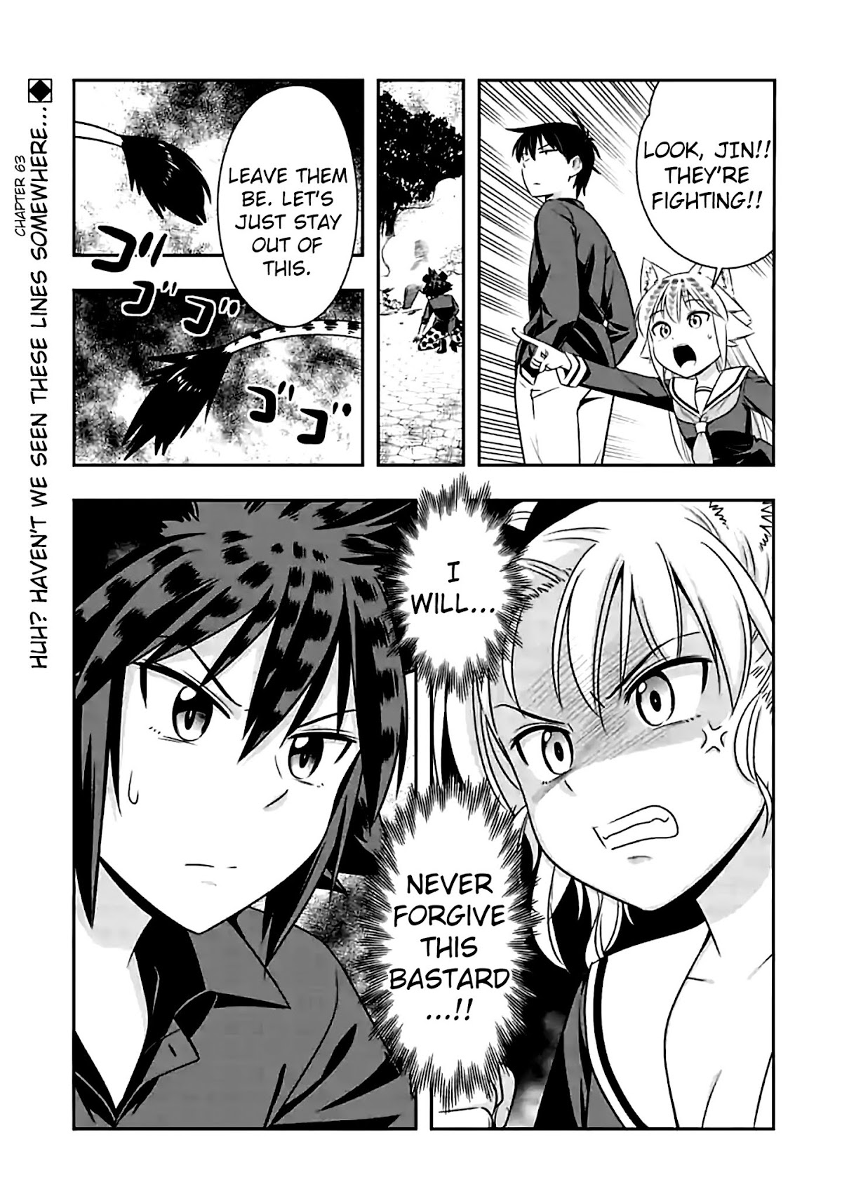 Murenase! Shiiton Gakuen Chapter 75 page 1 - Chapter 75: Yena vs Io (1)