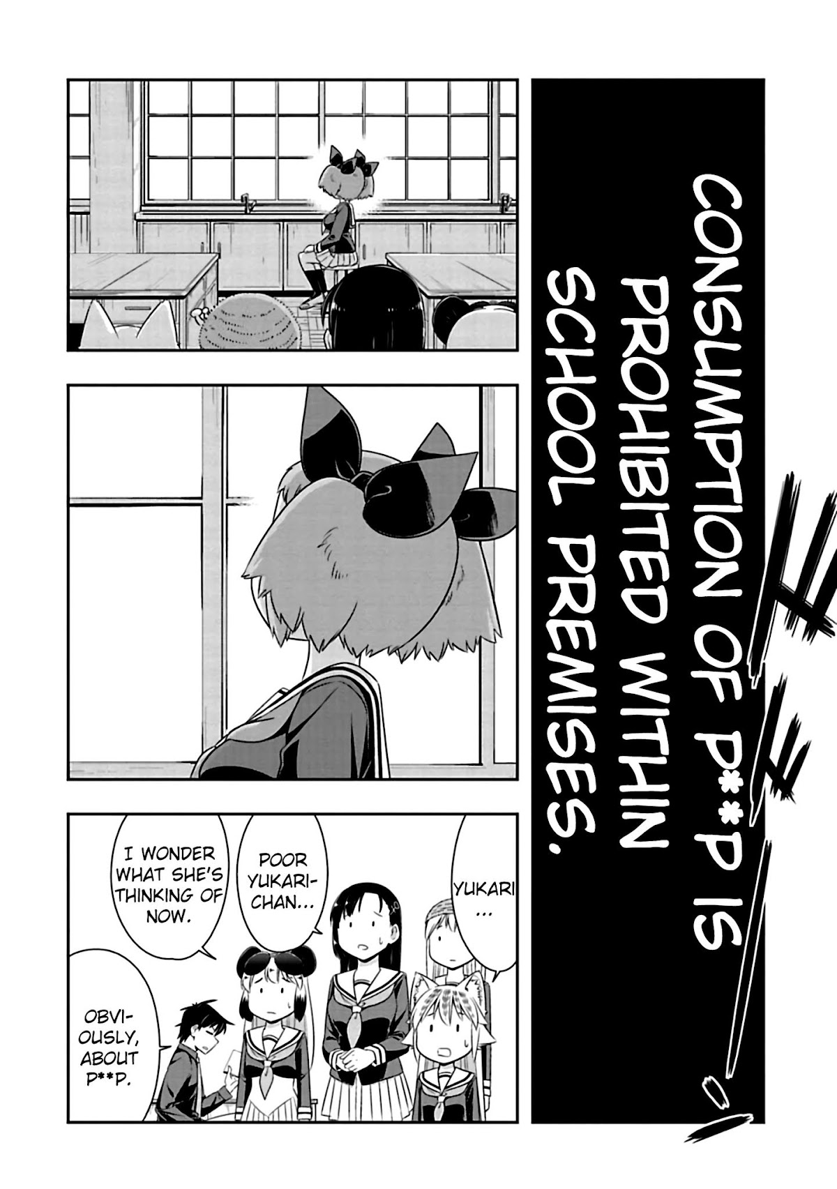 Murenase! Shiiton Gakuen Chapter 77 page 4 - Chapter 77: How Cruel! A Ban on P**p Consumption!