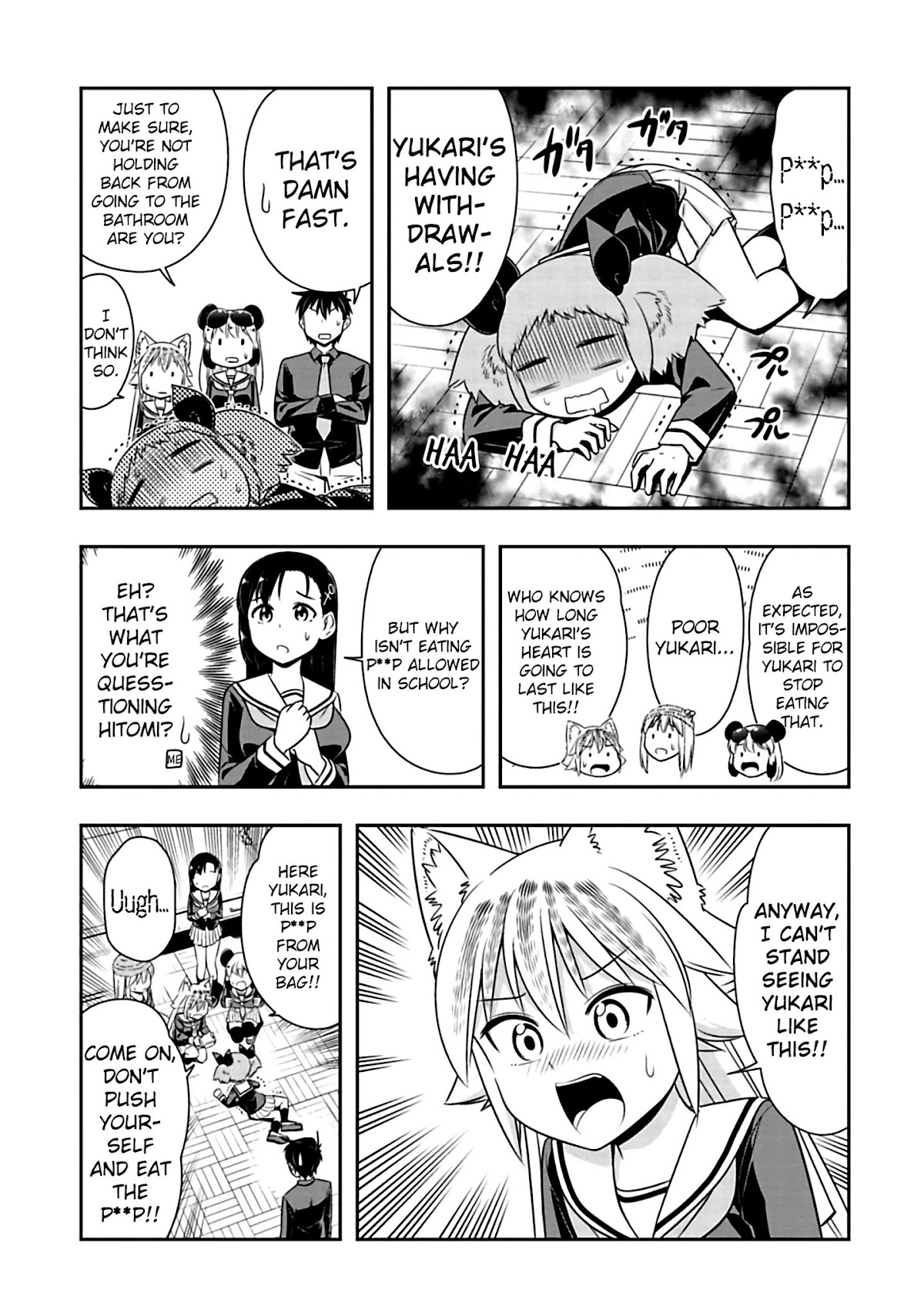 Murenase! Shiiton Gakuen Chapter 77 page 7 - Chapter 77: How Cruel! A Ban on P**p Consumption!