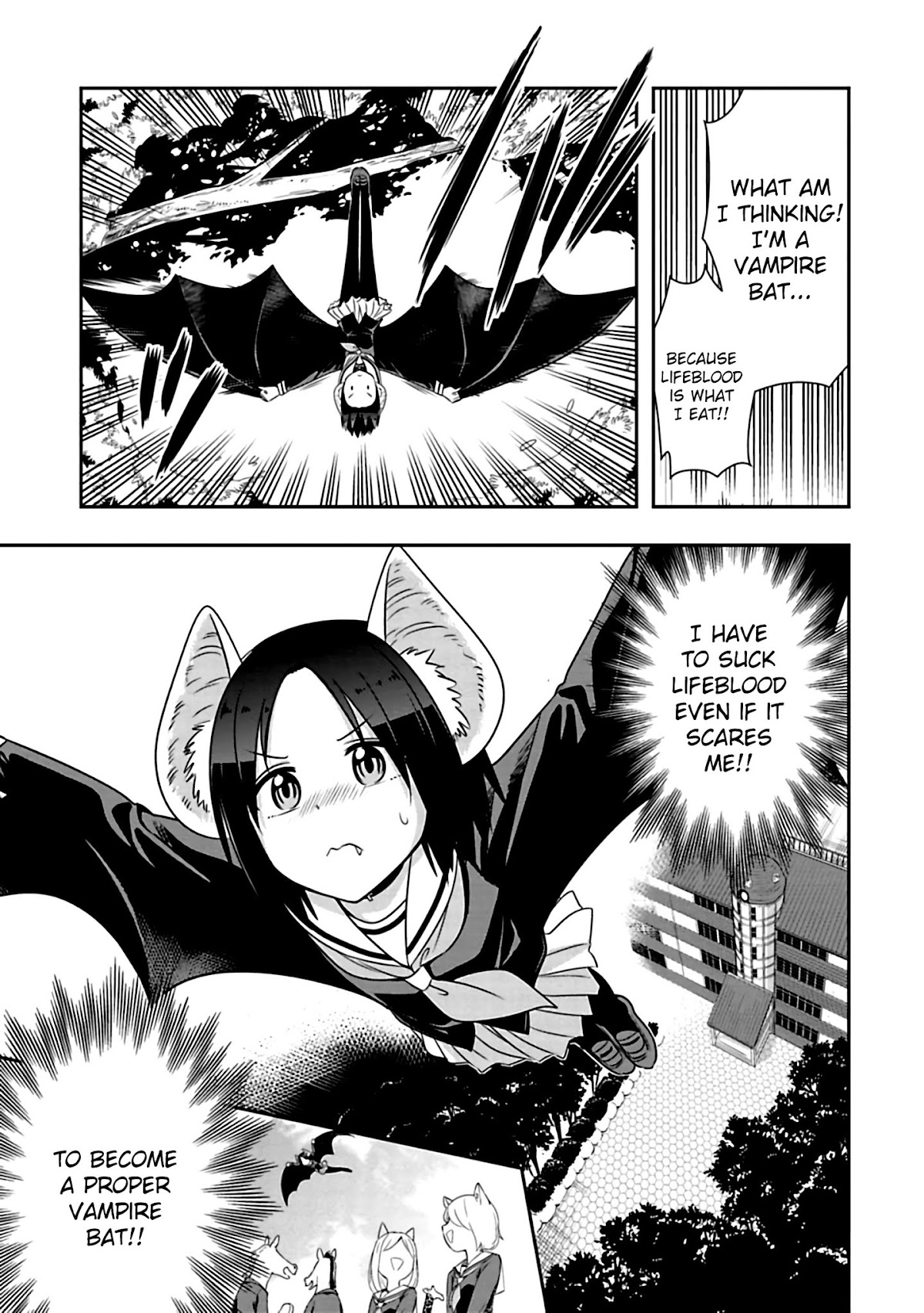 Murenase! Shiiton Gakuen Chapter 78 page 10 - Chapter 78: Cowardly Vampire (1)