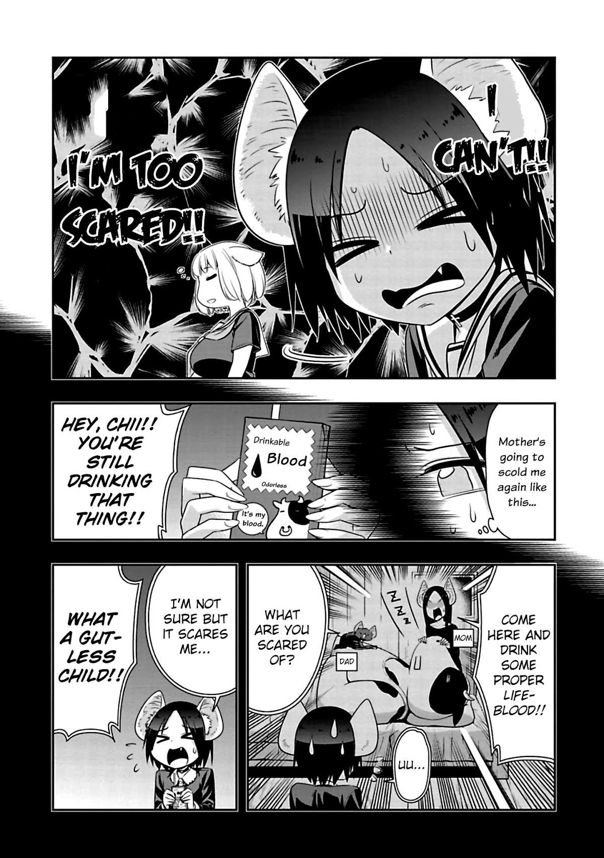 Murenase! Shiiton Gakuen Chapter 78 page 4 - Chapter 78: Cowardly Vampire (1)