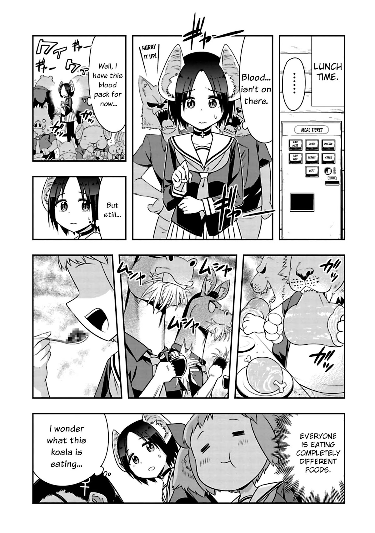 Murenase! Shiiton Gakuen Chapter 78 page 6 - Chapter 78: Cowardly Vampire (1)