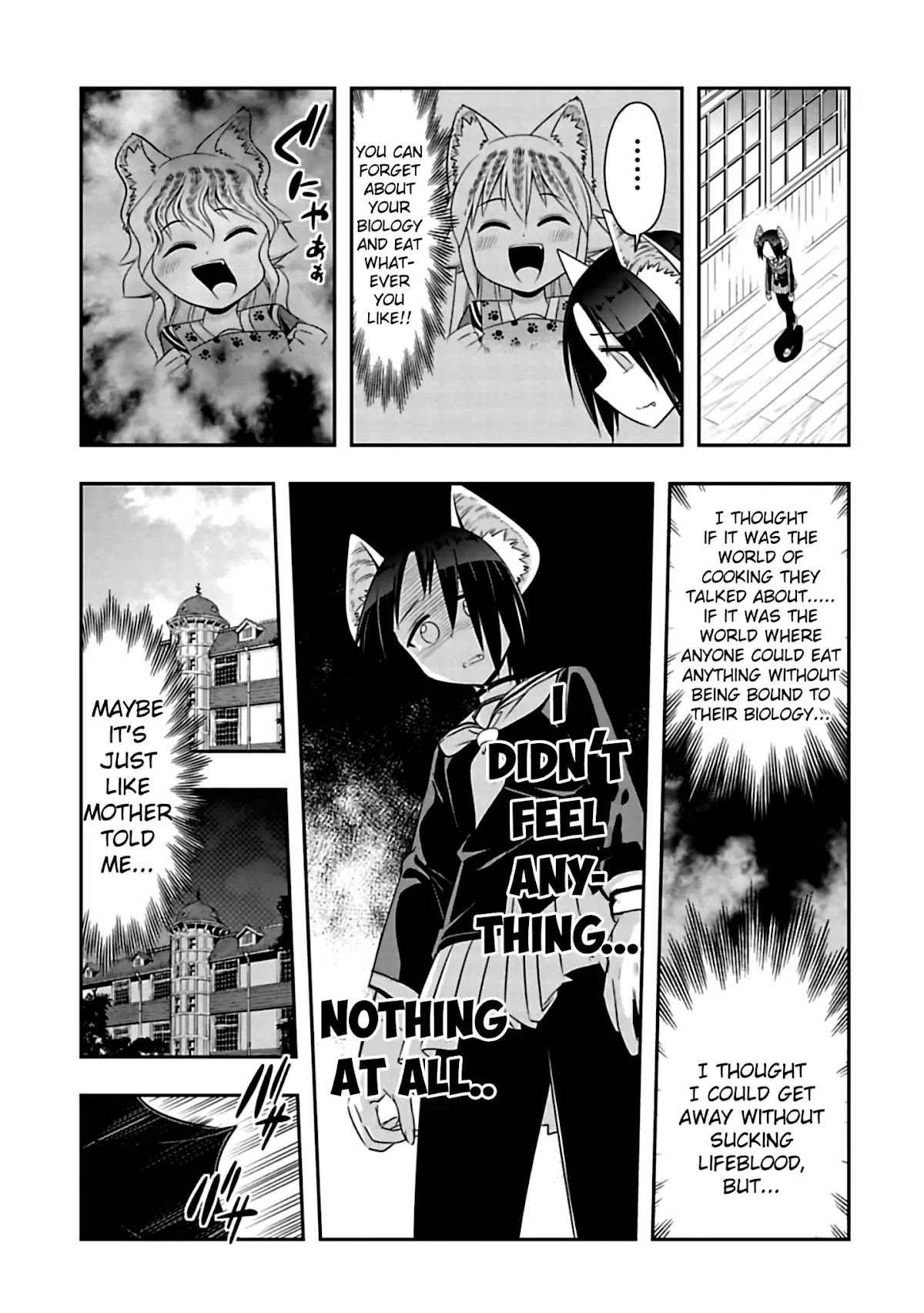 Murenase! Shiiton Gakuen Chapter 80 page 3 - Chapter 80: Cowardly Vampire (3)