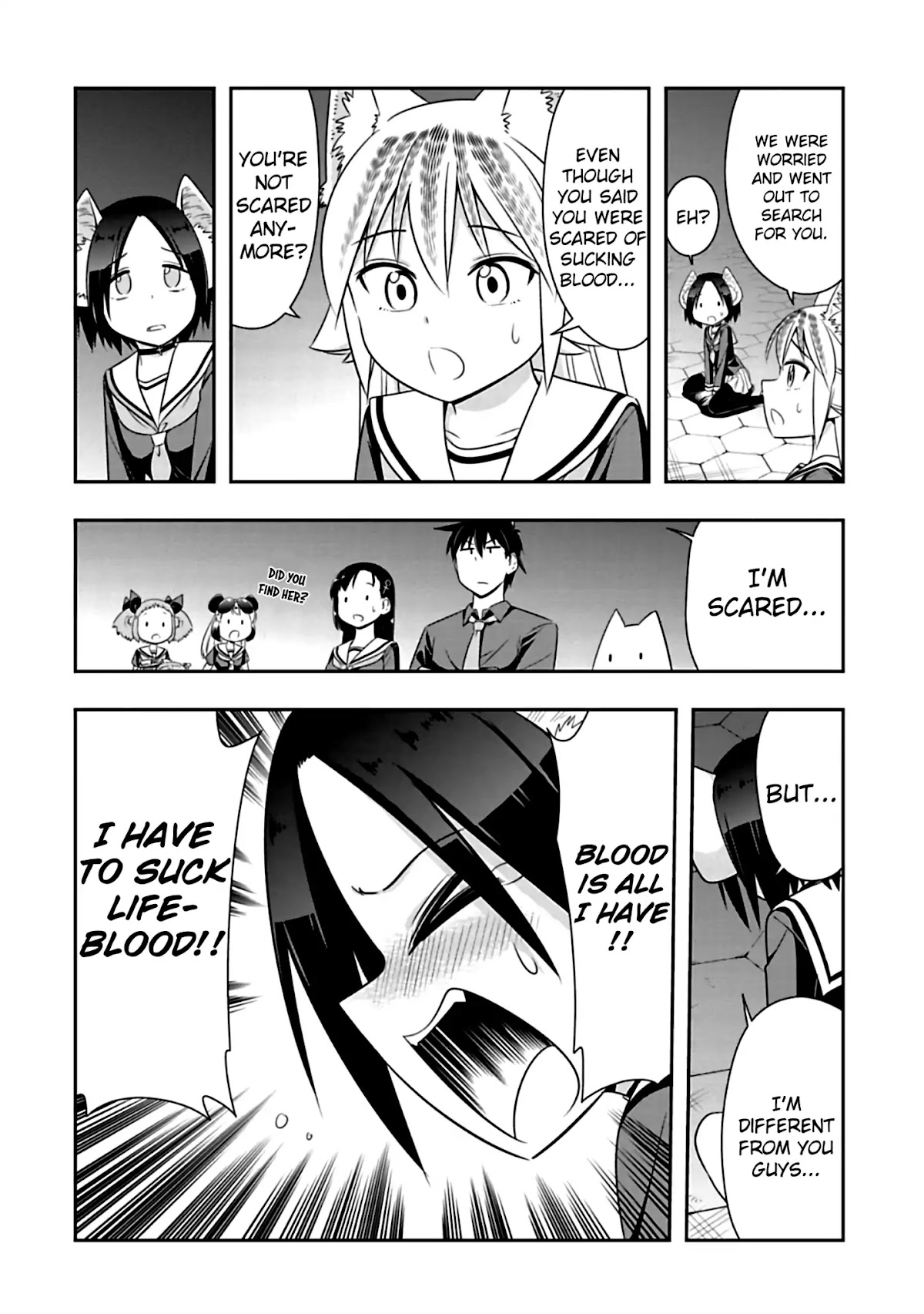 Murenase! Shiiton Gakuen Chapter 80 page 8 - Chapter 80: Cowardly Vampire (3)