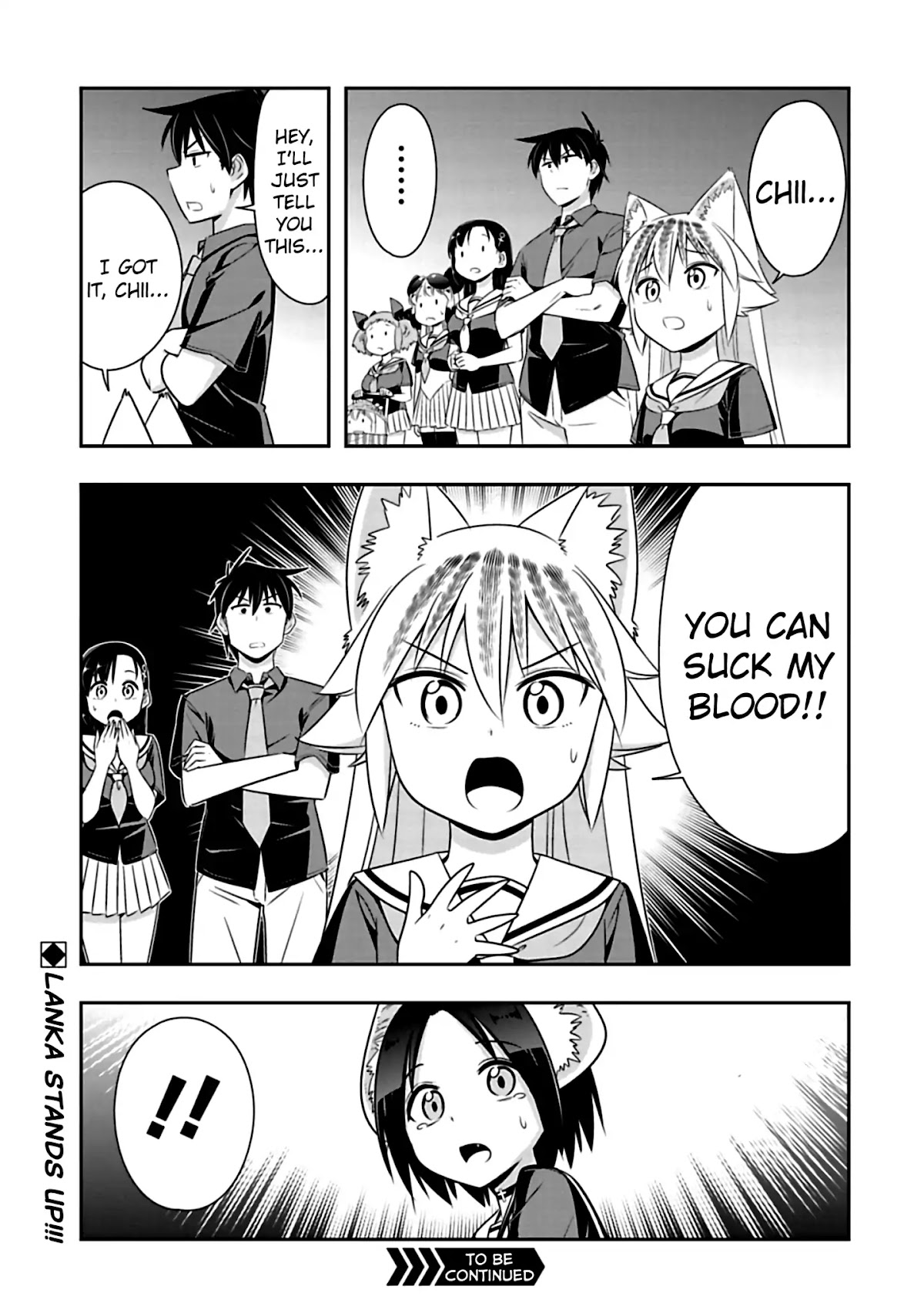 Murenase! Shiiton Gakuen Chapter 80 page 9 - Chapter 80: Cowardly Vampire (3)