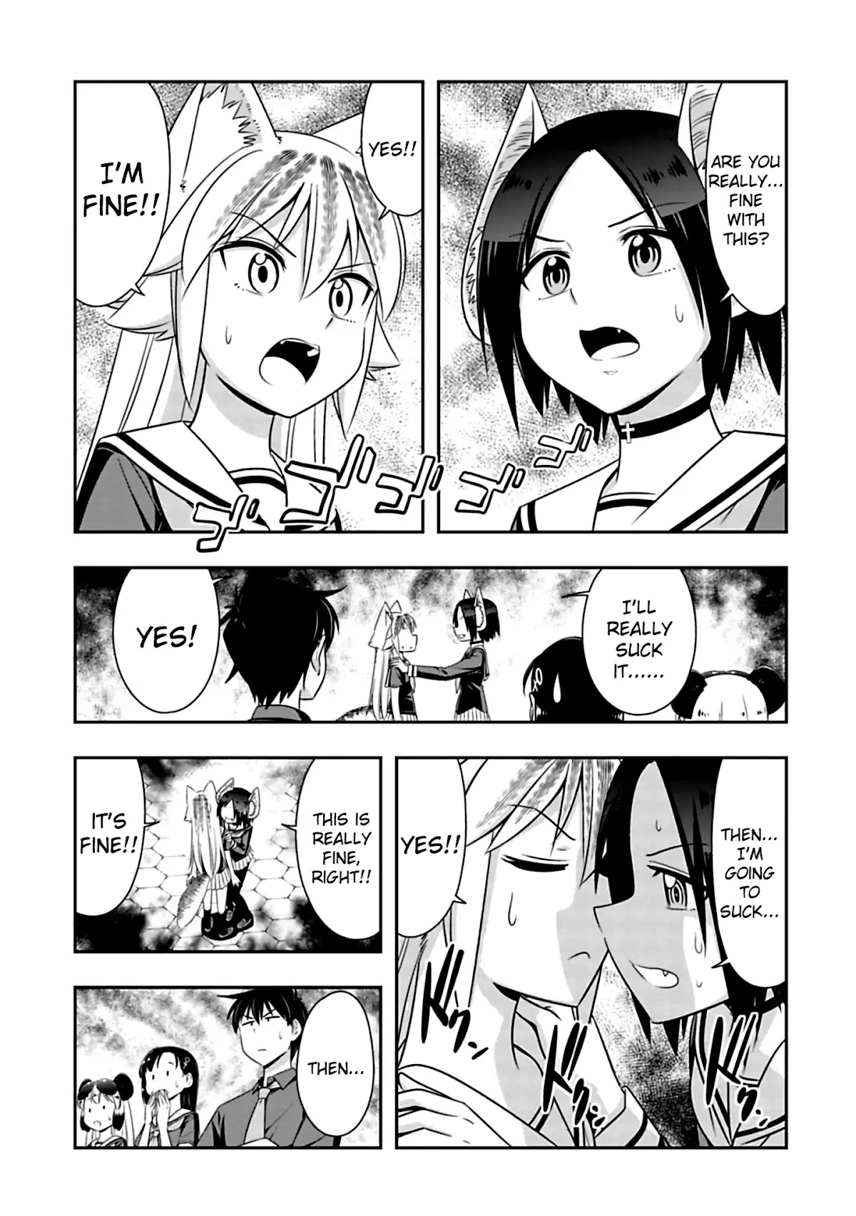 Murenase! Shiiton Gakuen Chapter 81 page 3 - Chapter 81: Cowardly Vampire (4)