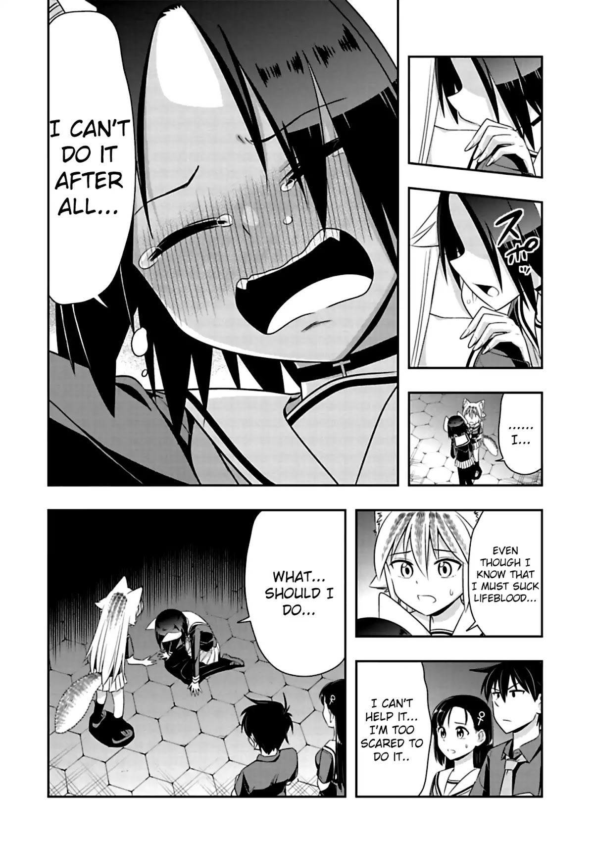 Murenase! Shiiton Gakuen Chapter 81 page 6 - Chapter 81: Cowardly Vampire (4)