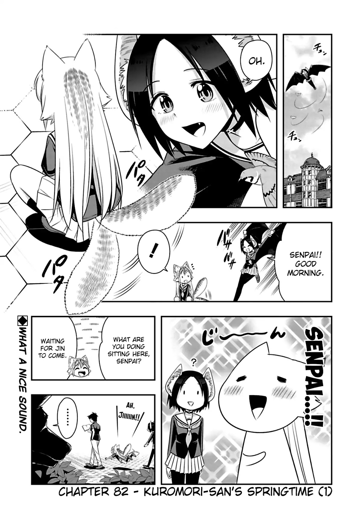 Murenase! Shiiton Gakuen Chapter 82 page 1 - Chapter 82: Kuromori-san's Springtime (1)