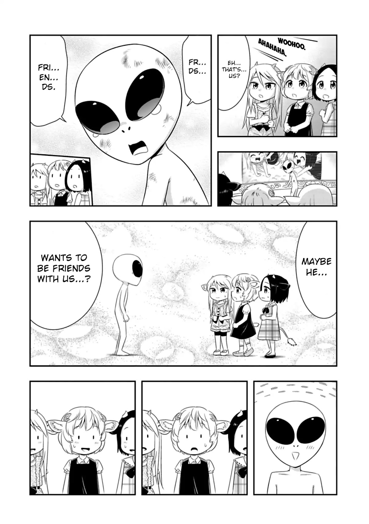 Murenase! Shiiton Gakuen Chapter 86.5 page 13 - Chapter 86.5: Bangaihen - Little First Contact