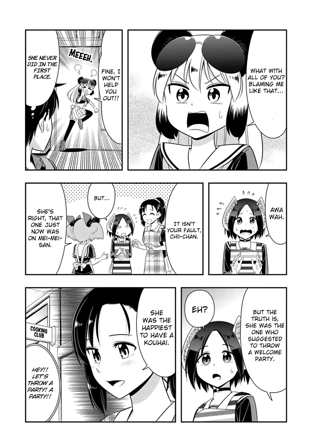 Murenase! Shiiton Gakuen Chapter 86 page 4 - Chapter 86: Panda-Senpai (2)