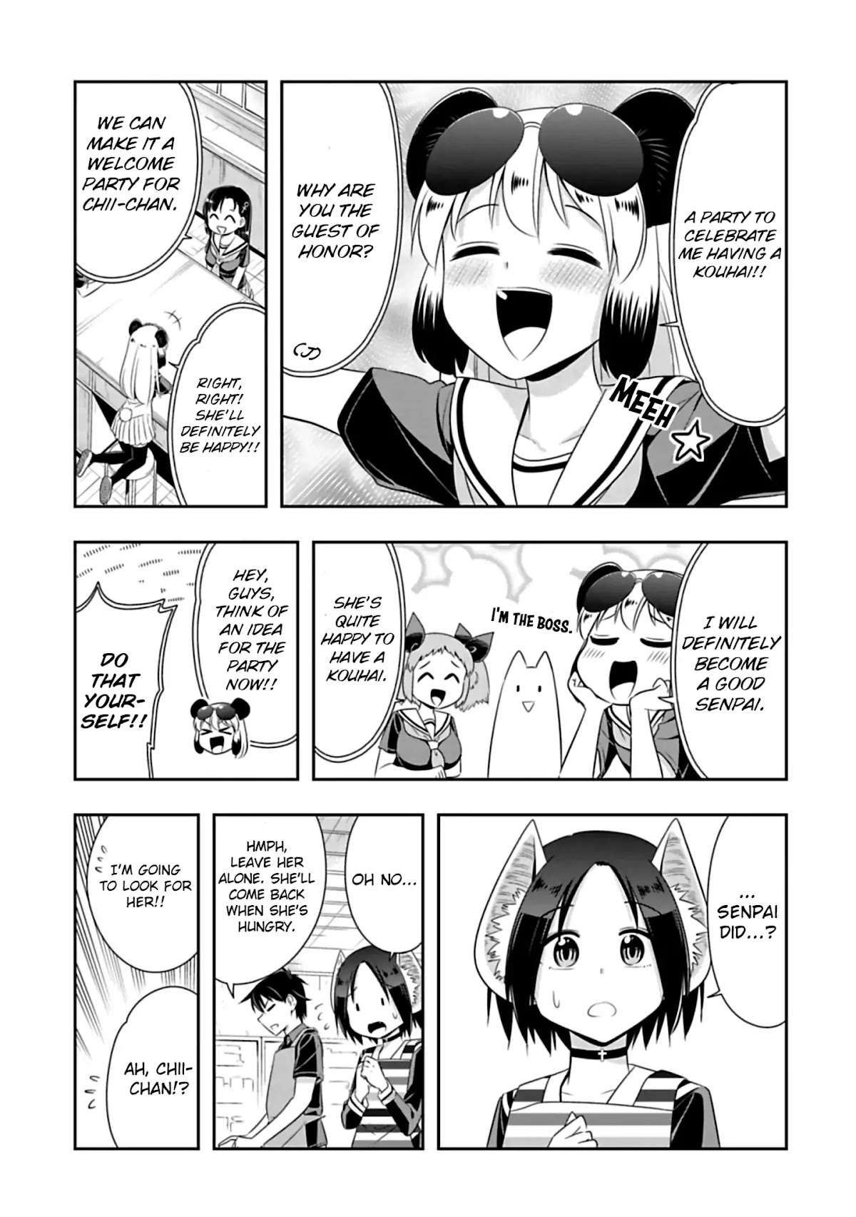 Murenase! Shiiton Gakuen Chapter 86 page 5 - Chapter 86: Panda-Senpai (2)