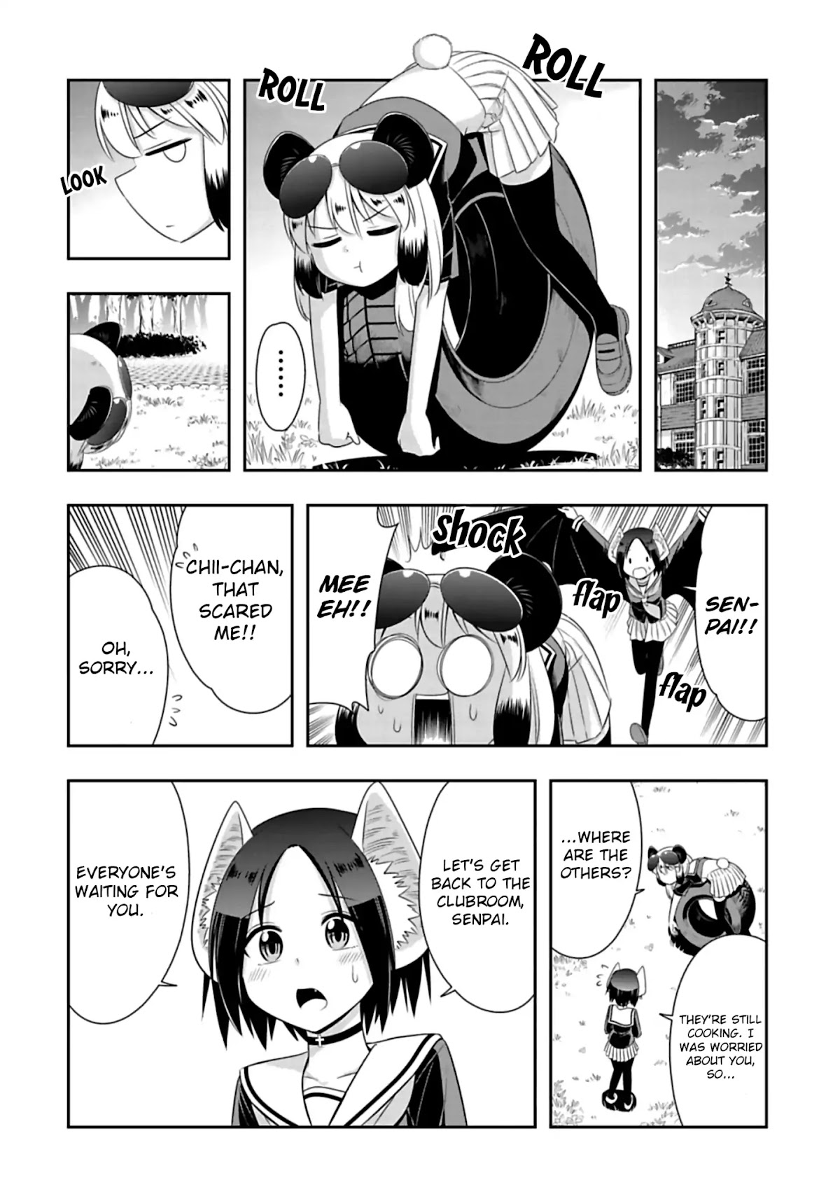 Murenase! Shiiton Gakuen Chapter 86 page 6 - Chapter 86: Panda-Senpai (2)
