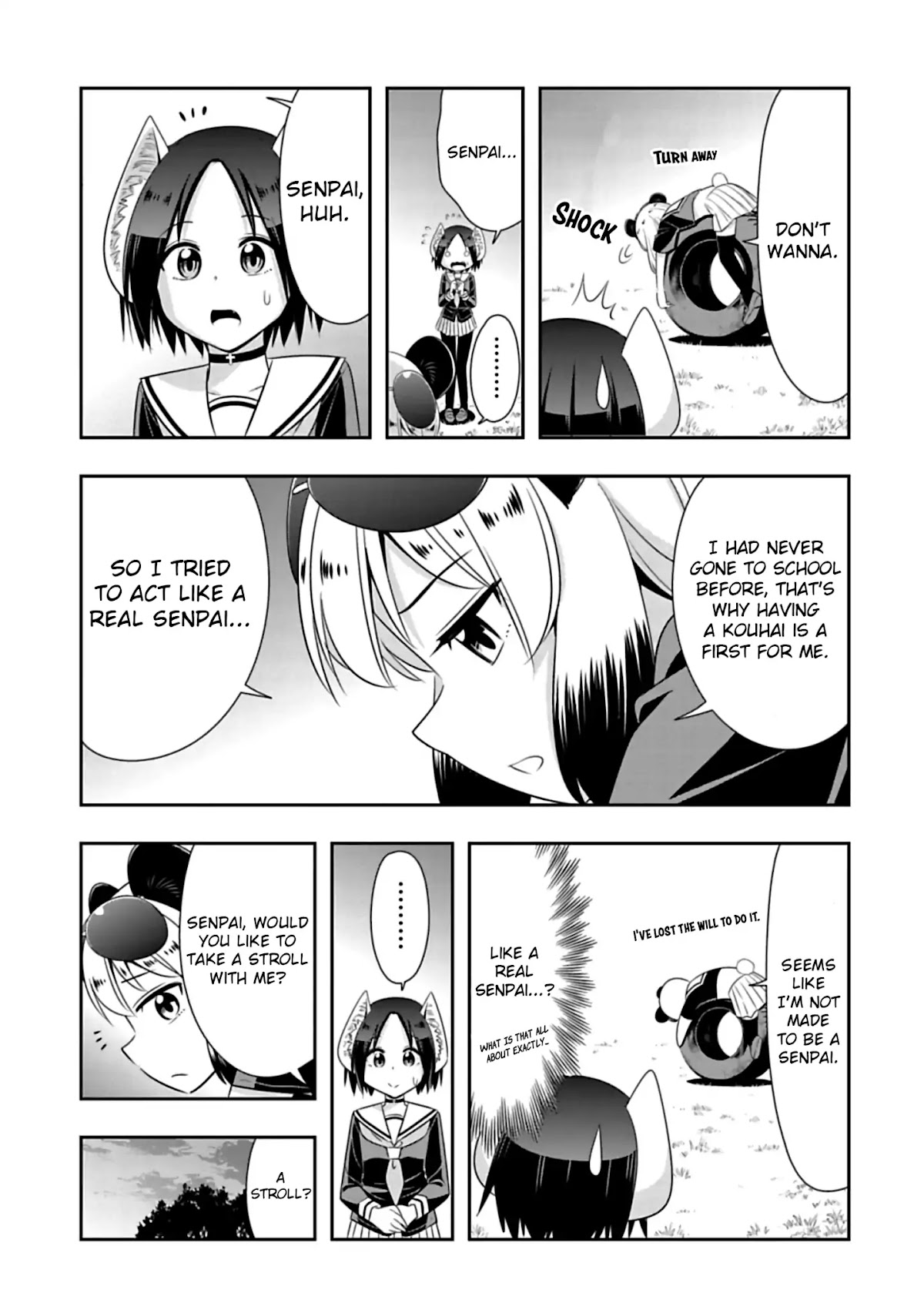 Murenase! Shiiton Gakuen Chapter 86 page 7 - Chapter 86: Panda-Senpai (2)